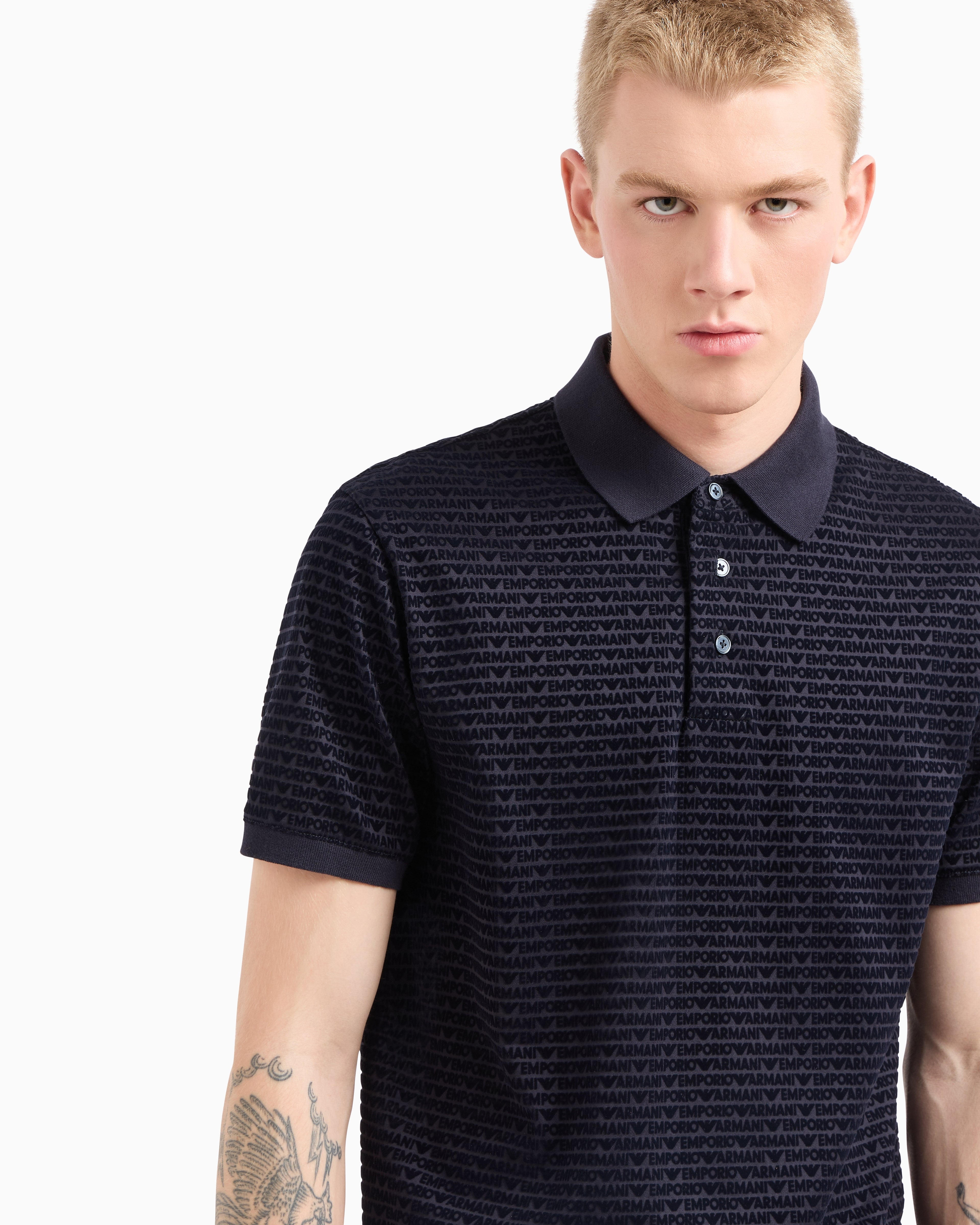 Armani Polo Em001283 Af10017 Navy Navy_shot1
