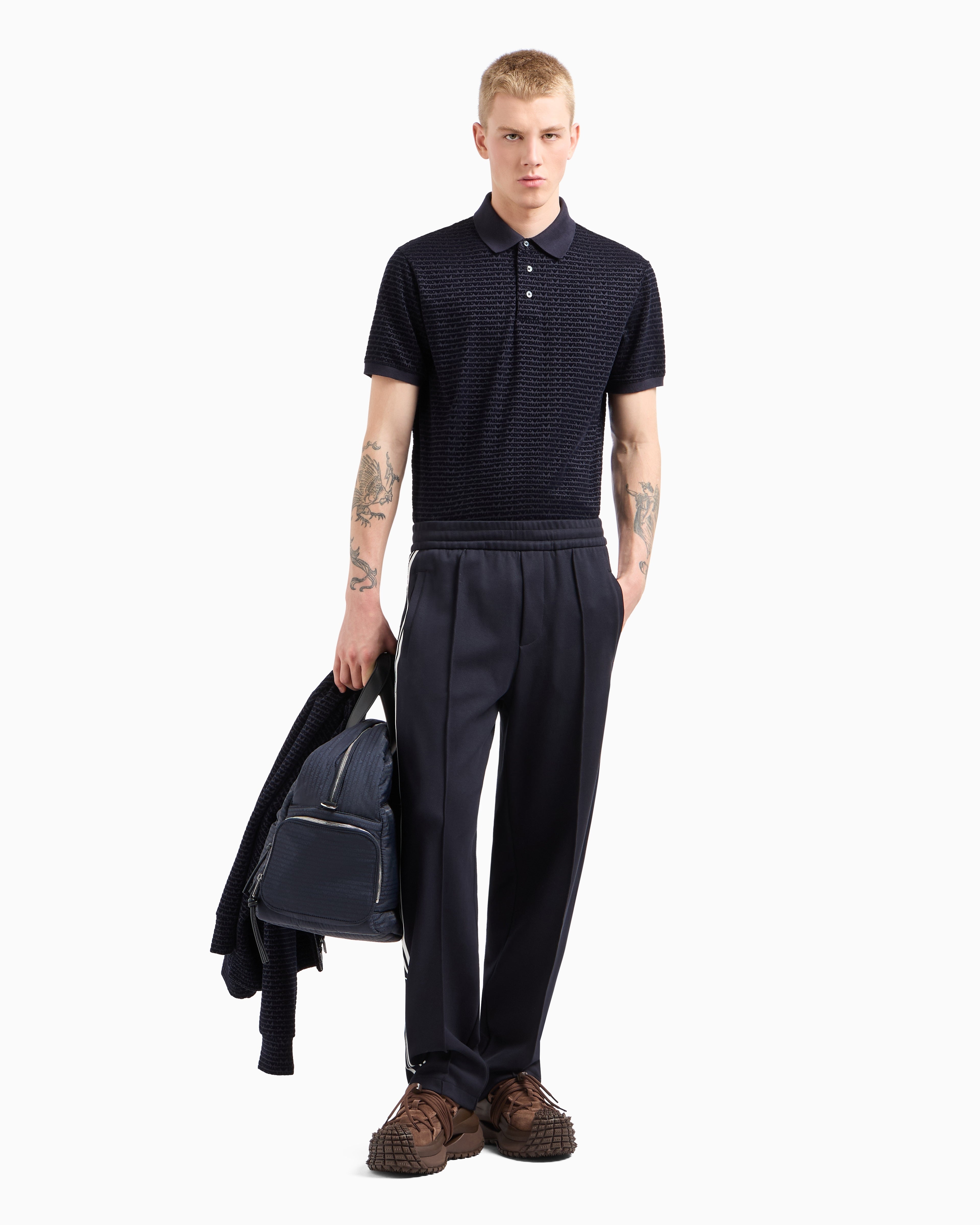 Armani Polo Em001283 Af10017 Navy Navy_shot2