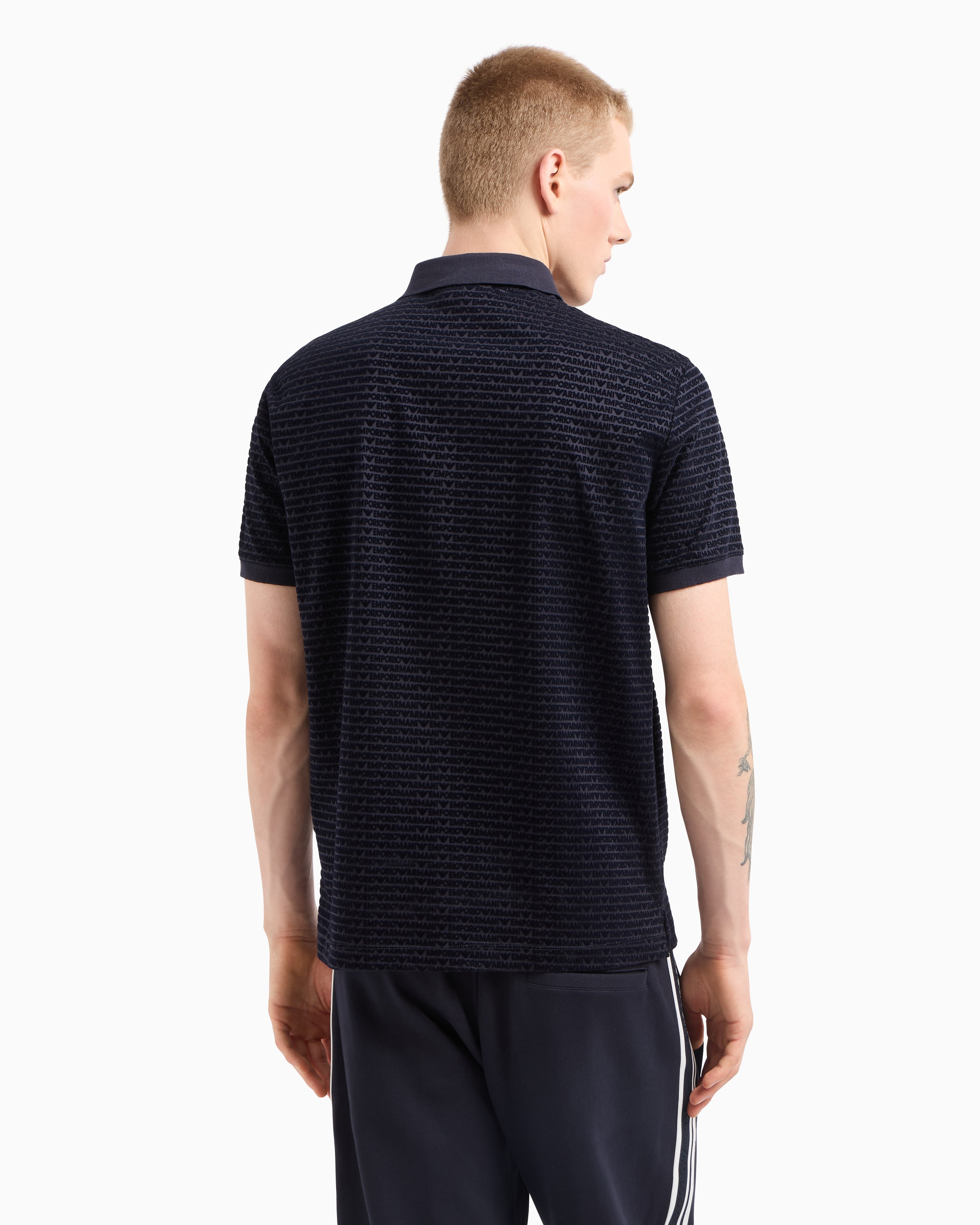 Armani Polo Em001283 Af10017 Navy Navy_shot5