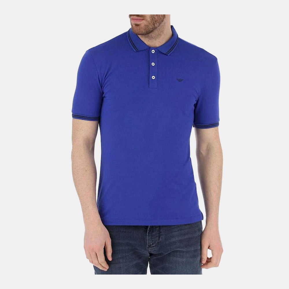 Armani Polo Emporio 1f30 1jptz Blue Azul Shot2
