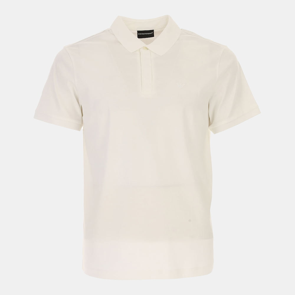 Armani Polo Emporio 1f62 1jstz White Branco Shot2