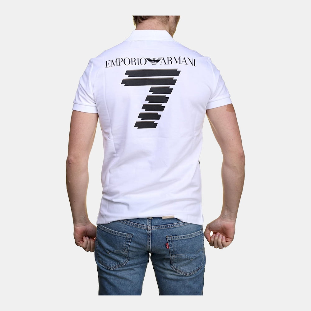 Armani Polo Emporio Pf73pj Pj3 White Branco Shot2