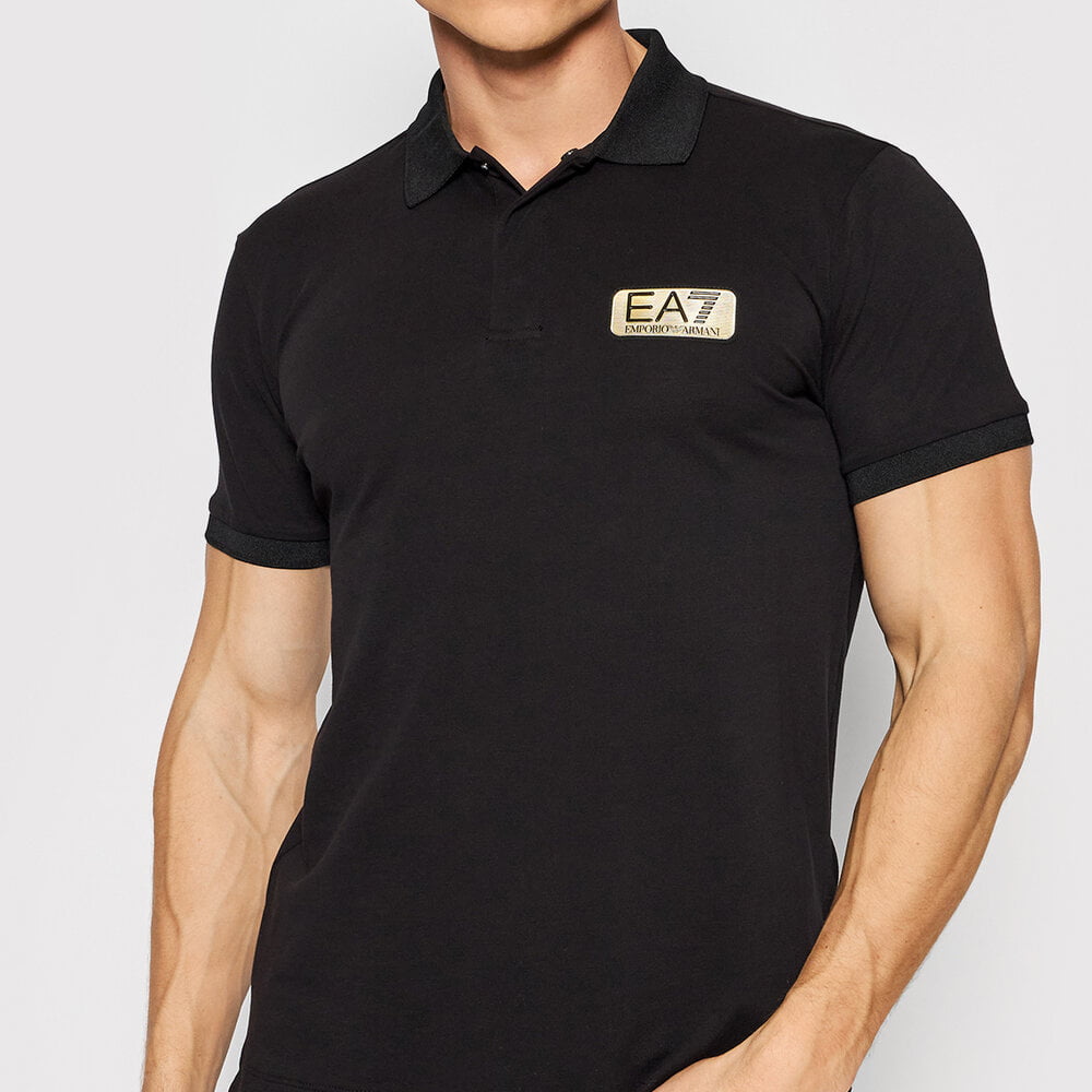 Armani Polo Pf09 Pj5az Blk Gold Preto Ouro Shot9