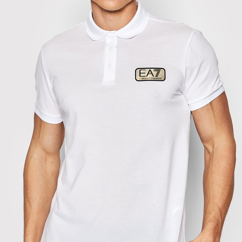 Armani Polo Pf09 Pj5az Whi Gold Branco Dourado Shot1