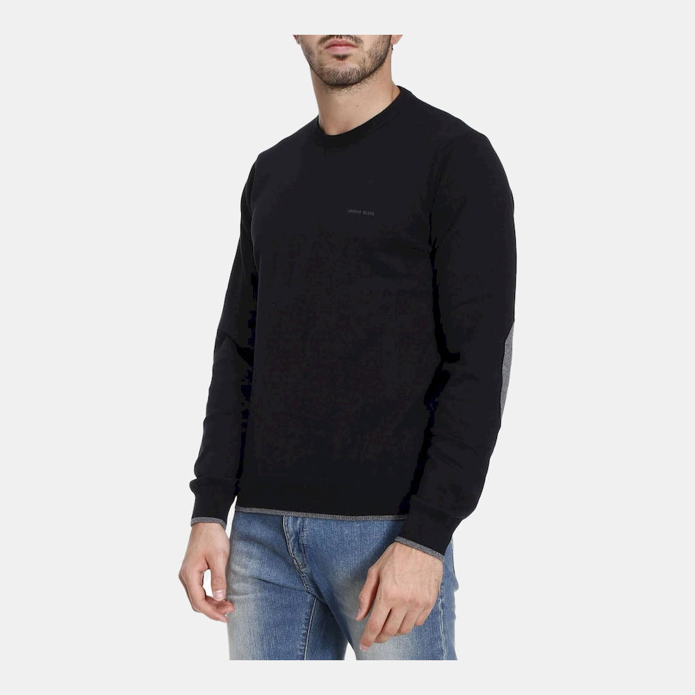 Armani Pullover 6m95 6m13z Black Preto Shot4