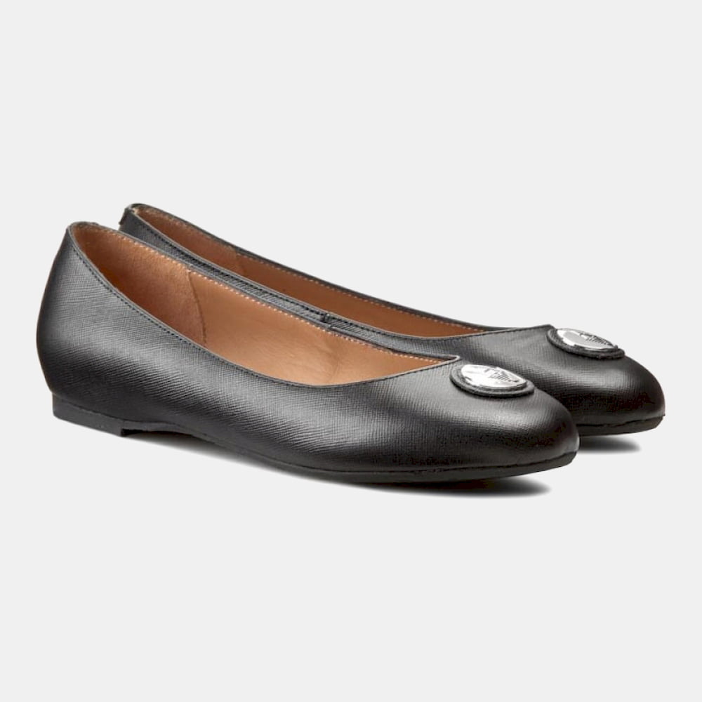 Armani Sabrinas Ballet Flats B5579 Black Preto Shot4