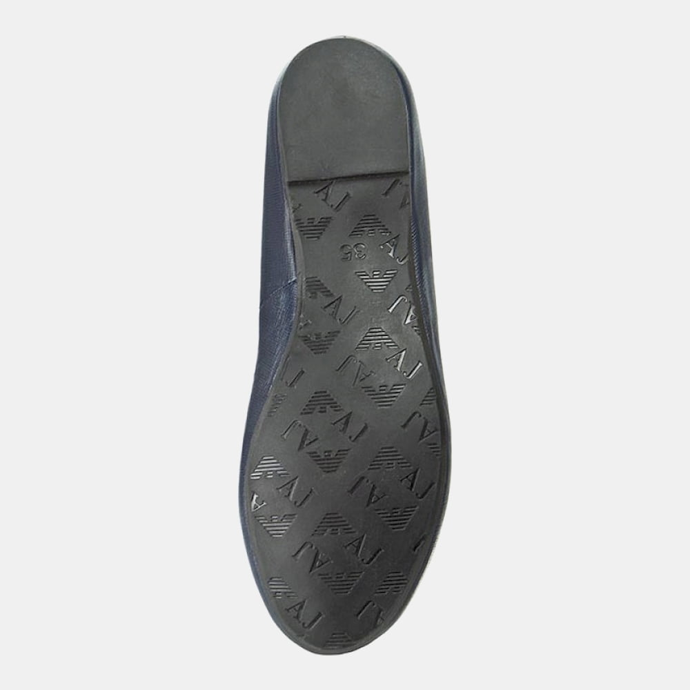 Armani Sabrinas Ballet Flats B5579 Blue Azul Shot10