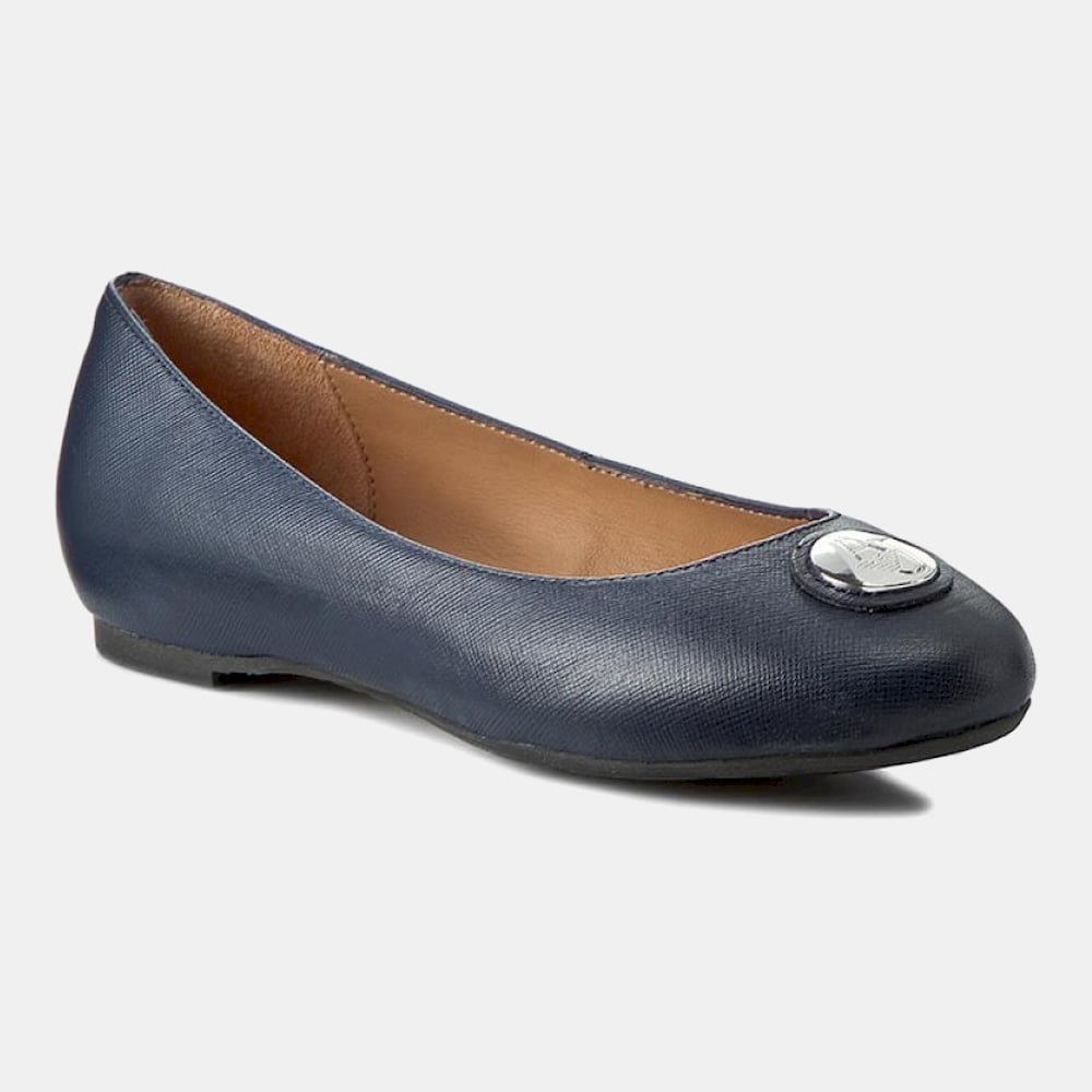 Armani Sabrinas Ballet Flats B5579 Blue Azul Shot2