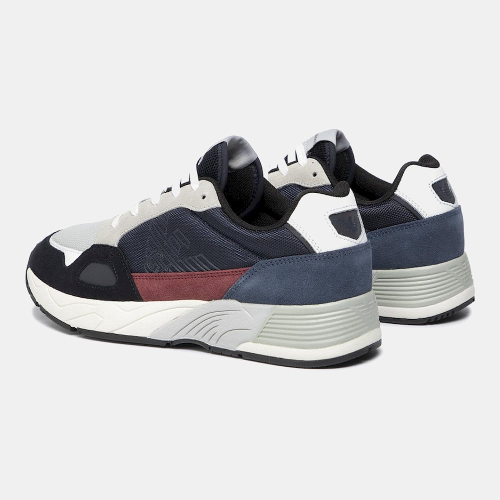 Armani Sapatilhas Emporio Sneakers Shoes X245 Xl697 Navy Borde Navy Bordeaux Shot8