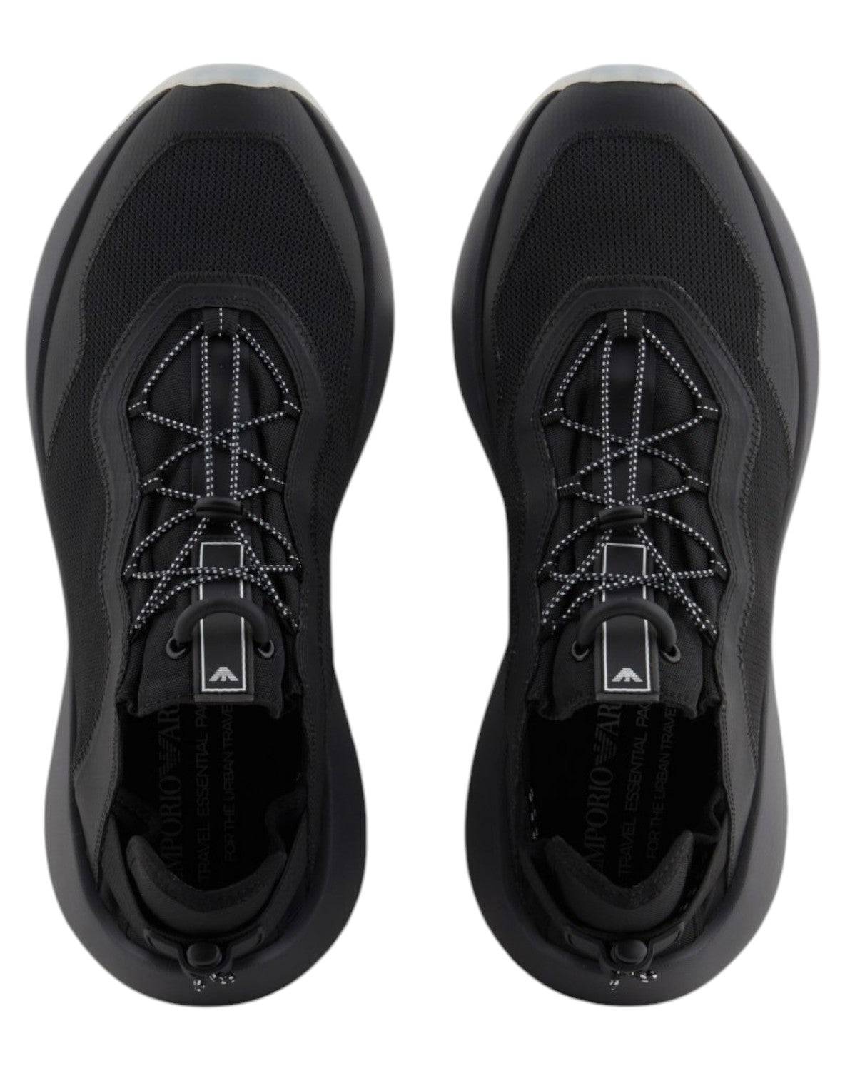 Armani Sapatilhas Sneakers Shoes Em001675 Af14764 Black Preto_shot3