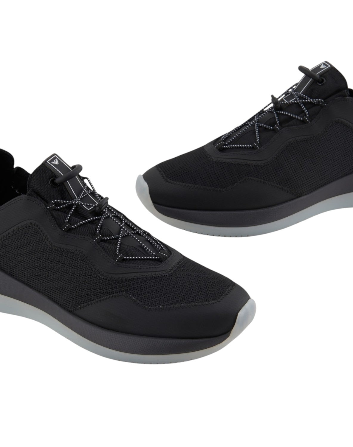 Armani Sapatilhas Sneakers Shoes Em001675 Af14764 Black Preto_shot4