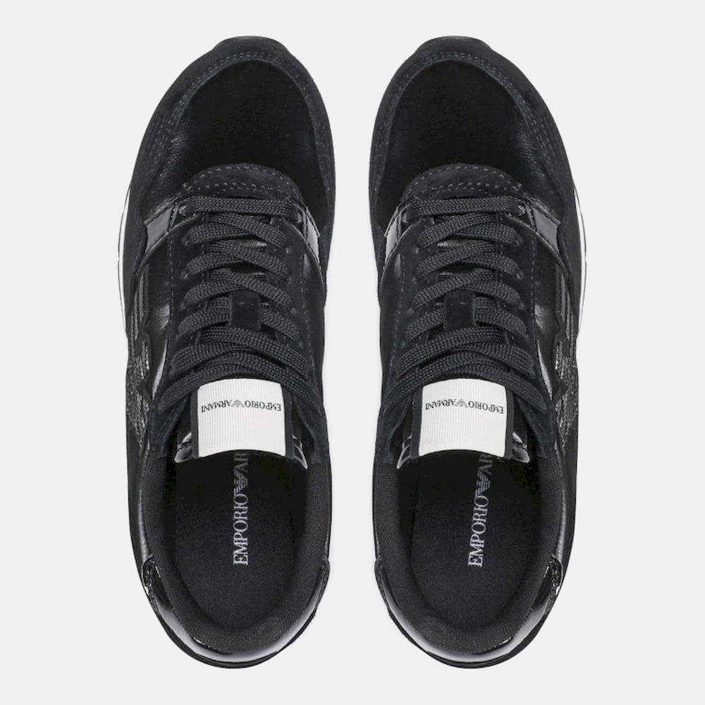 Armani Sapatilhas Sneakers Shoes X058 Xn042 All Black Preto Preto Shot8