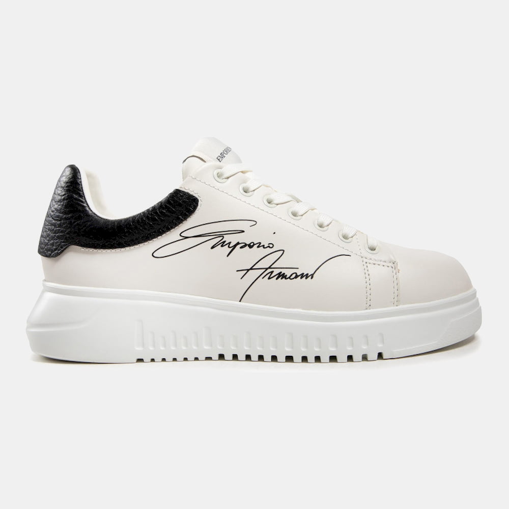 Armani Sapatilhas Sneakers Shoes X264 Xm670 Whi Black Branco Preto Shot11 Resultado