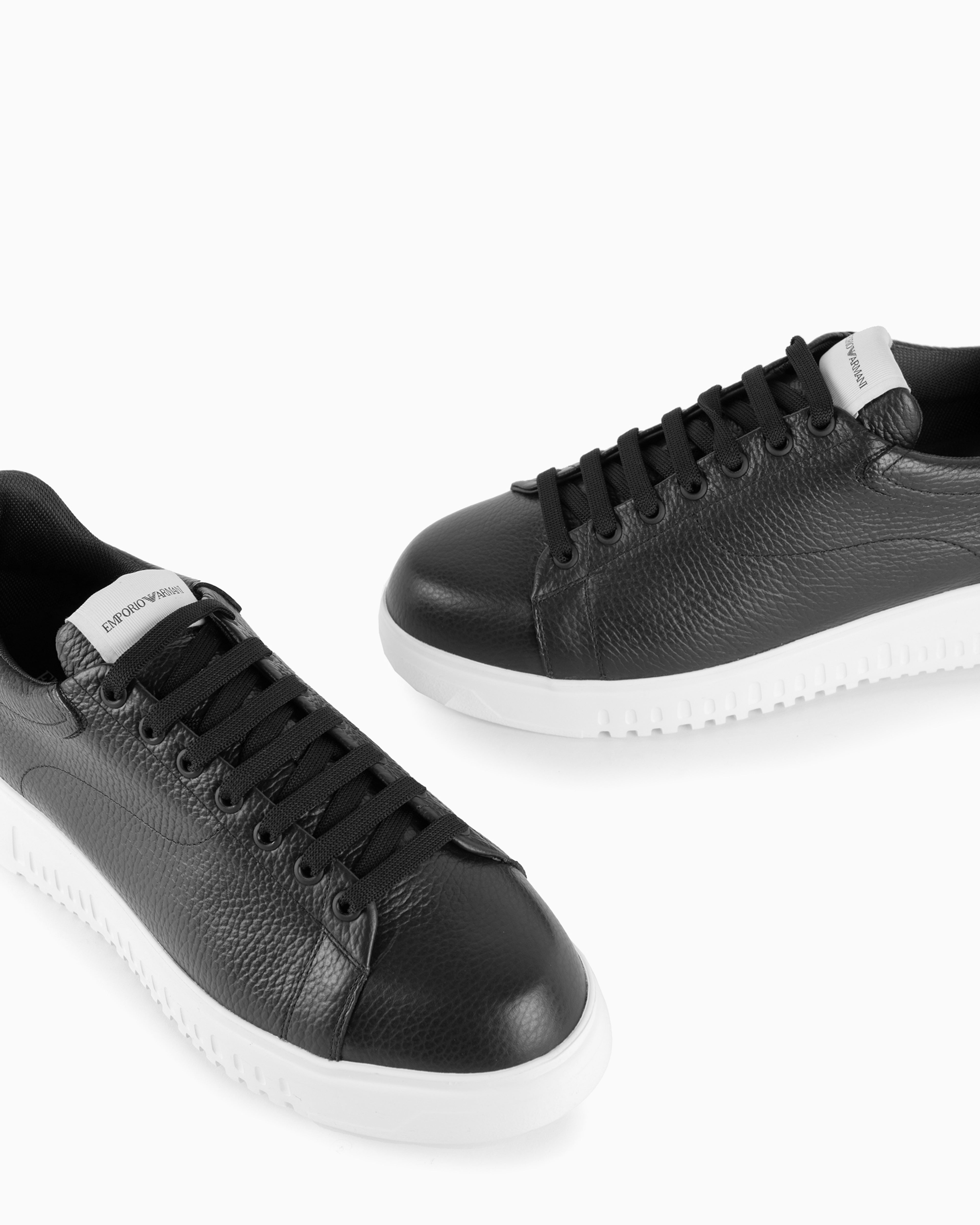 Armani Sapatilhas Sneakers Shoes X4x264 Xf768 Black Preto_shot1