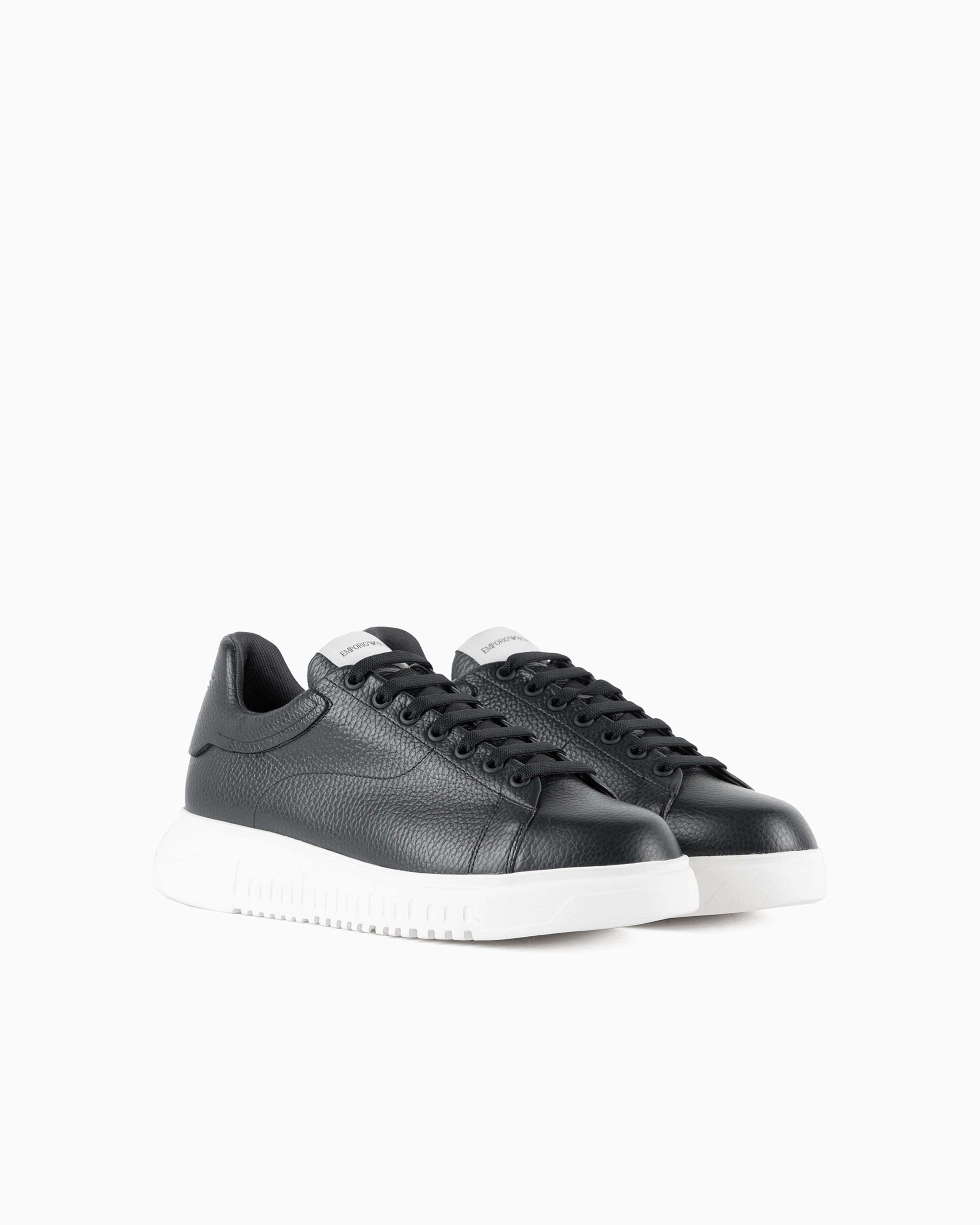 Armani Sapatilhas Sneakers Shoes X4x264 Xf768 Black Preto_shot3