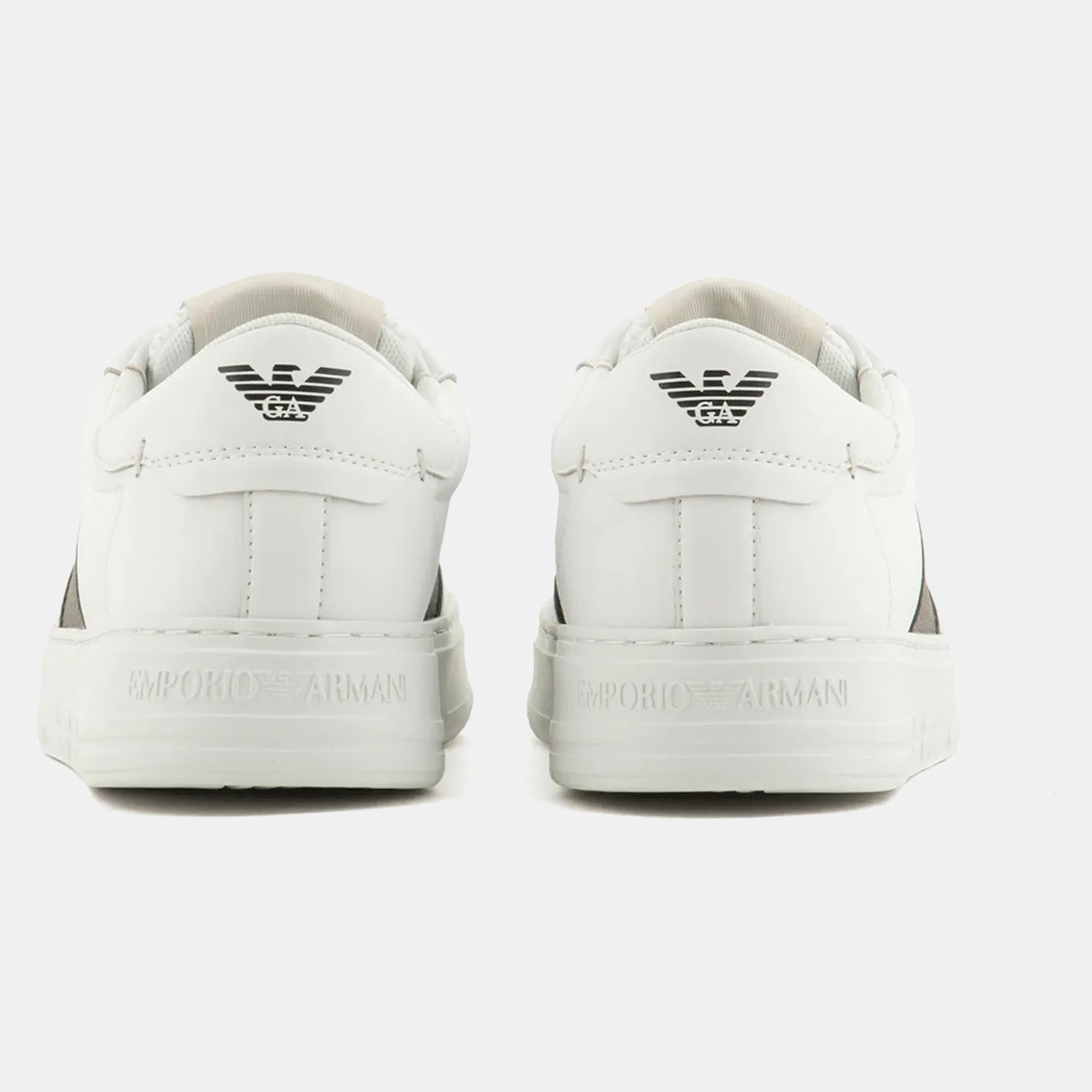 Armani Sapatilhas Sneakers Shoes X4x570 Xn840 Whi Black Branco Preto_shot3