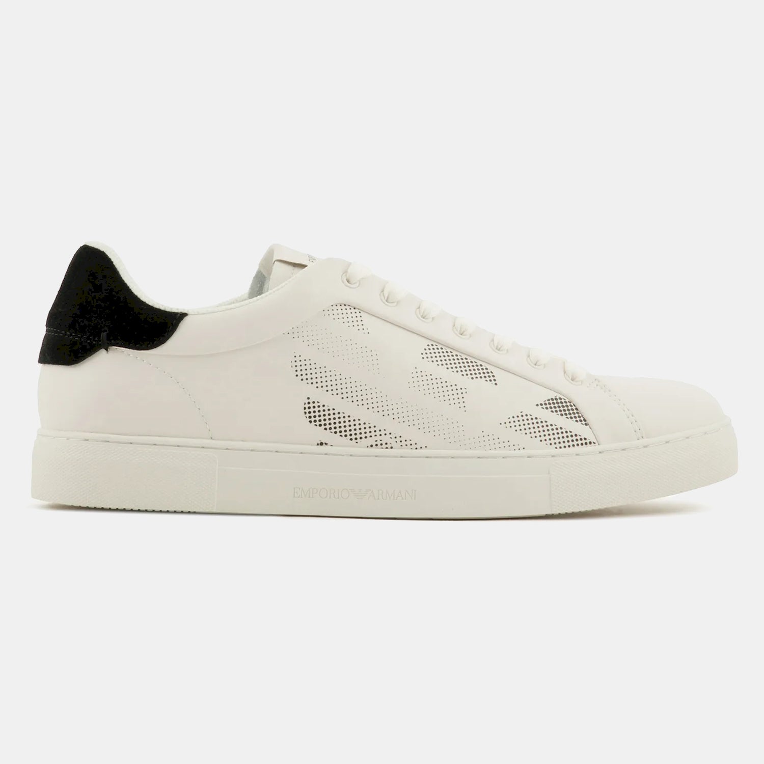 Armani Sapatilhas Sneakers Shoes X4x598 Xr098 Whi Black Branco Preto_shot6