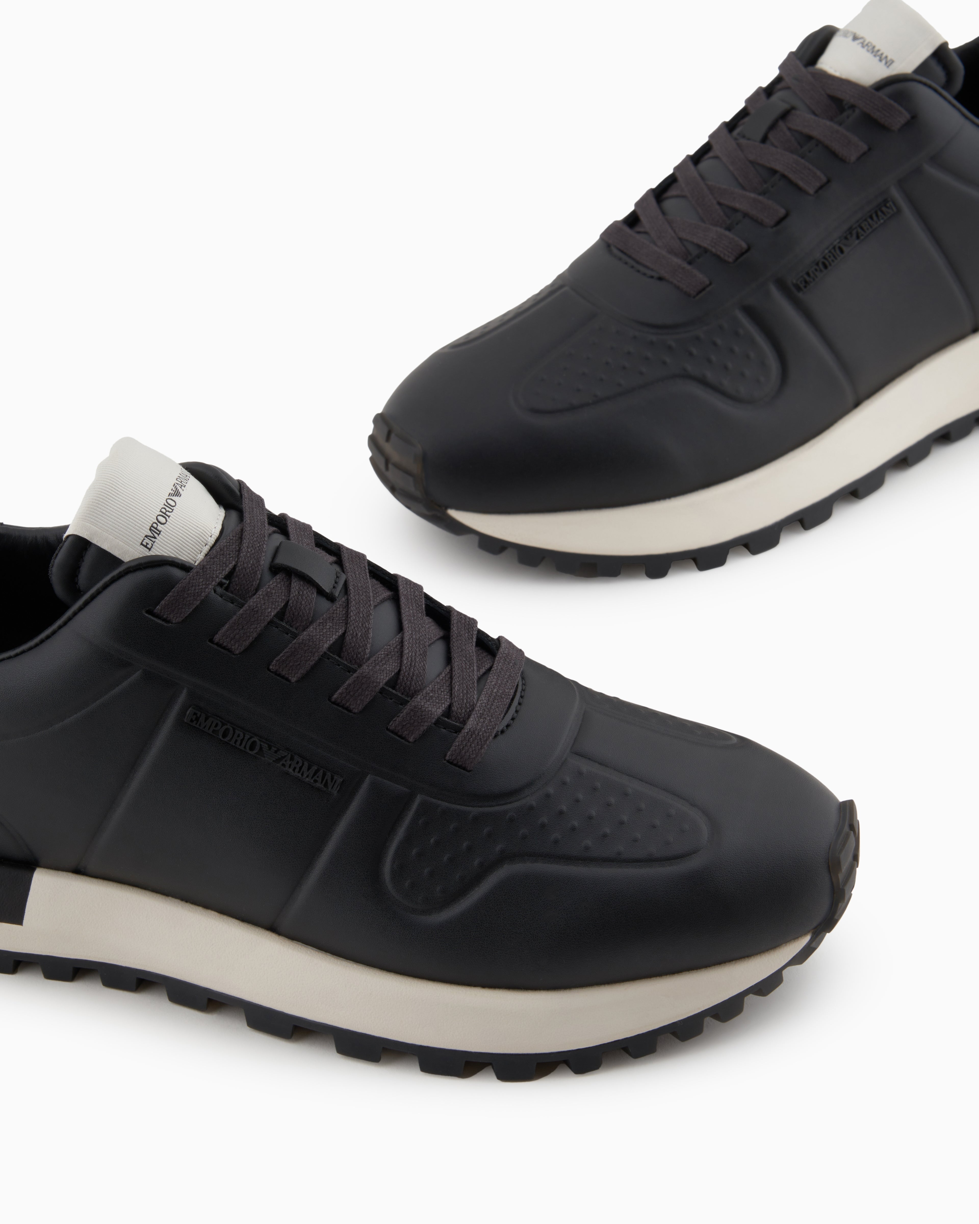 Armani Sapatilhas Sneakers Shoes X4x684 Xr323 Black Preto_shot1