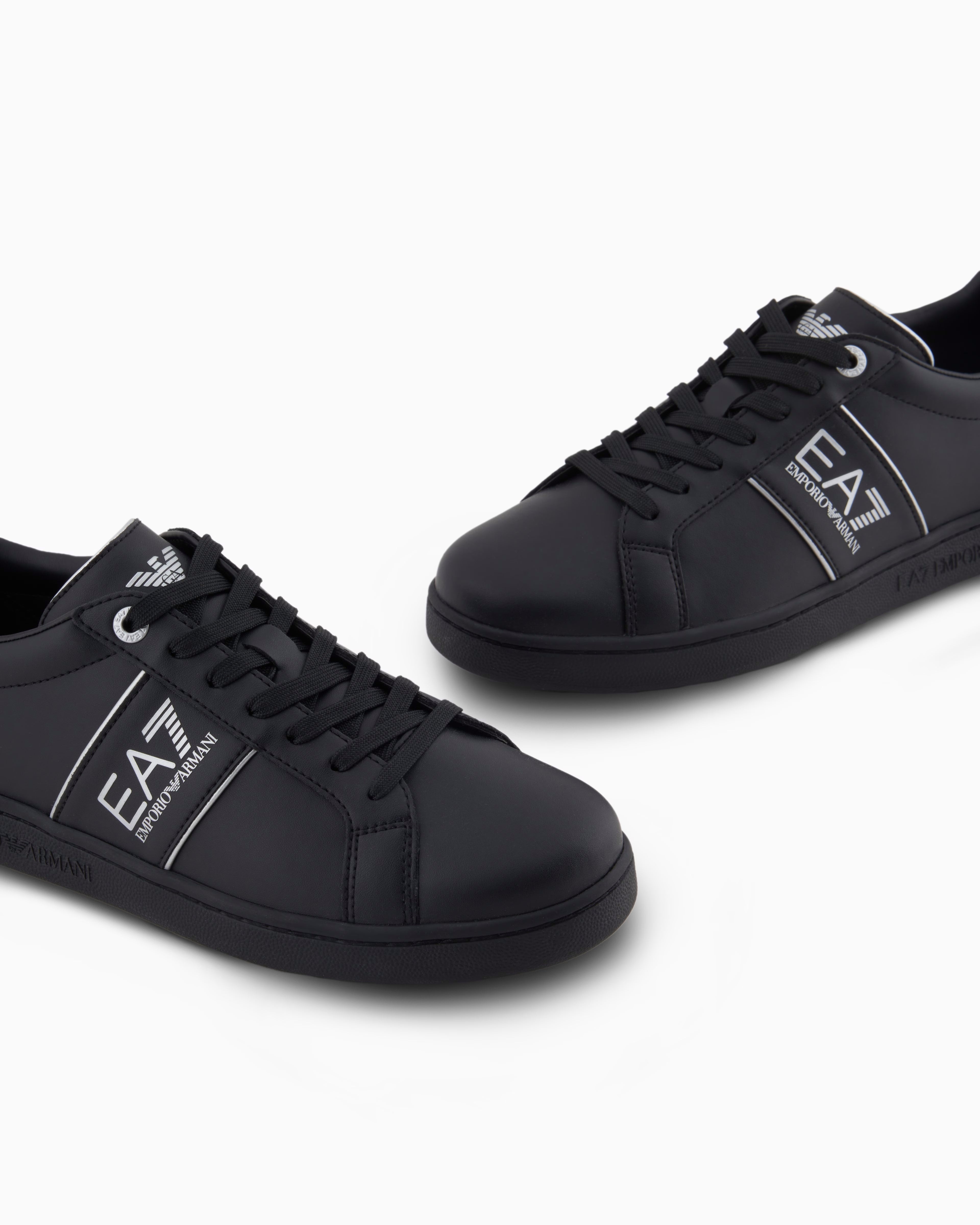 Armani Sapatilhas Sneakers Shoes X8x102 Xk346 Blk Silver Preto Silver_shot1