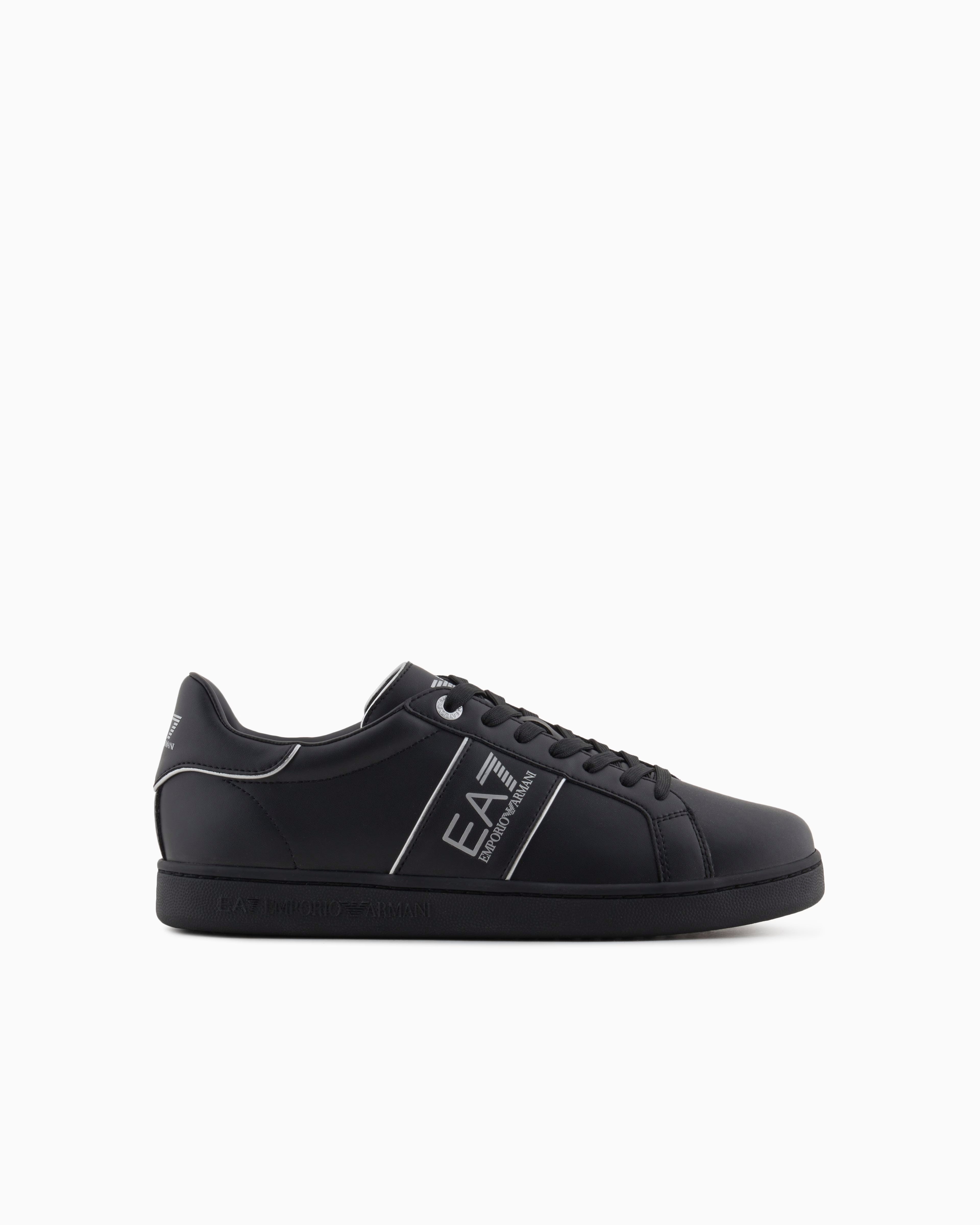 Armani Sapatilhas Sneakers Shoes X8x102 Xk346 Blk Silver Preto Silver_shot5