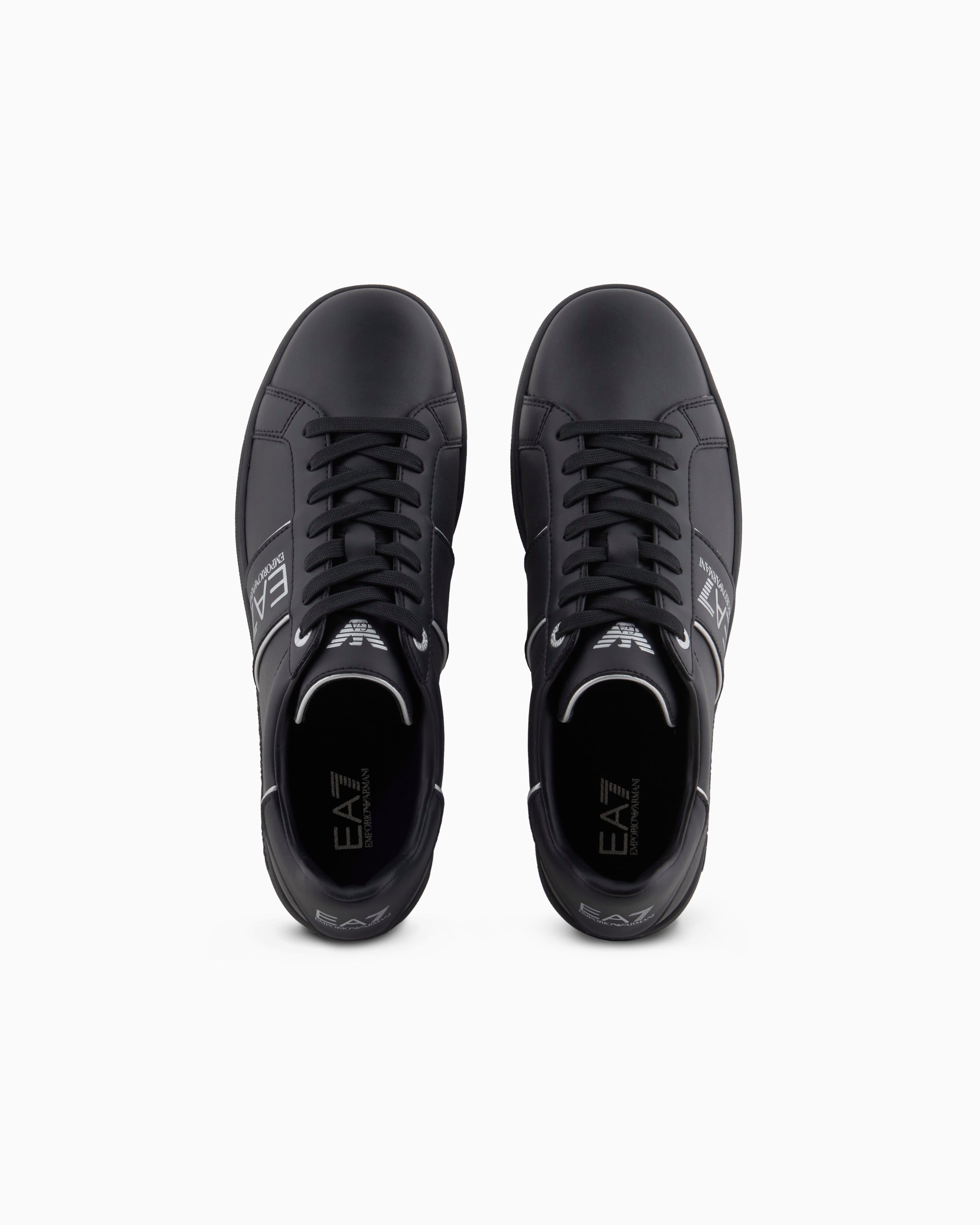Armani Sapatilhas Sneakers Shoes X8x102 Xk346 Blk Silver Preto Silver_shot6