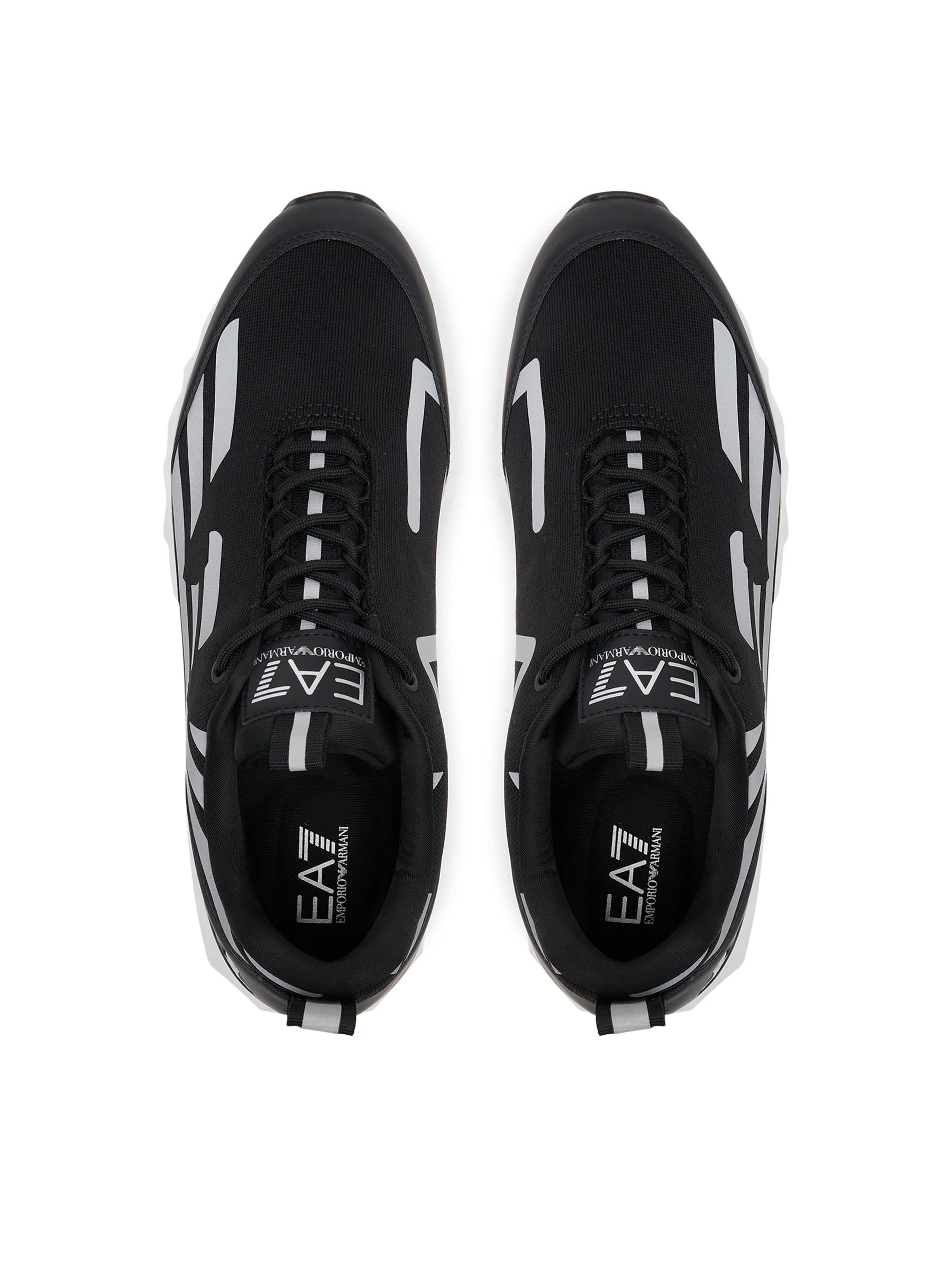 Armani Sapatilhas Sneakers Shoes X8x217 Xk433 Blk Silver Preto Silver_shot4