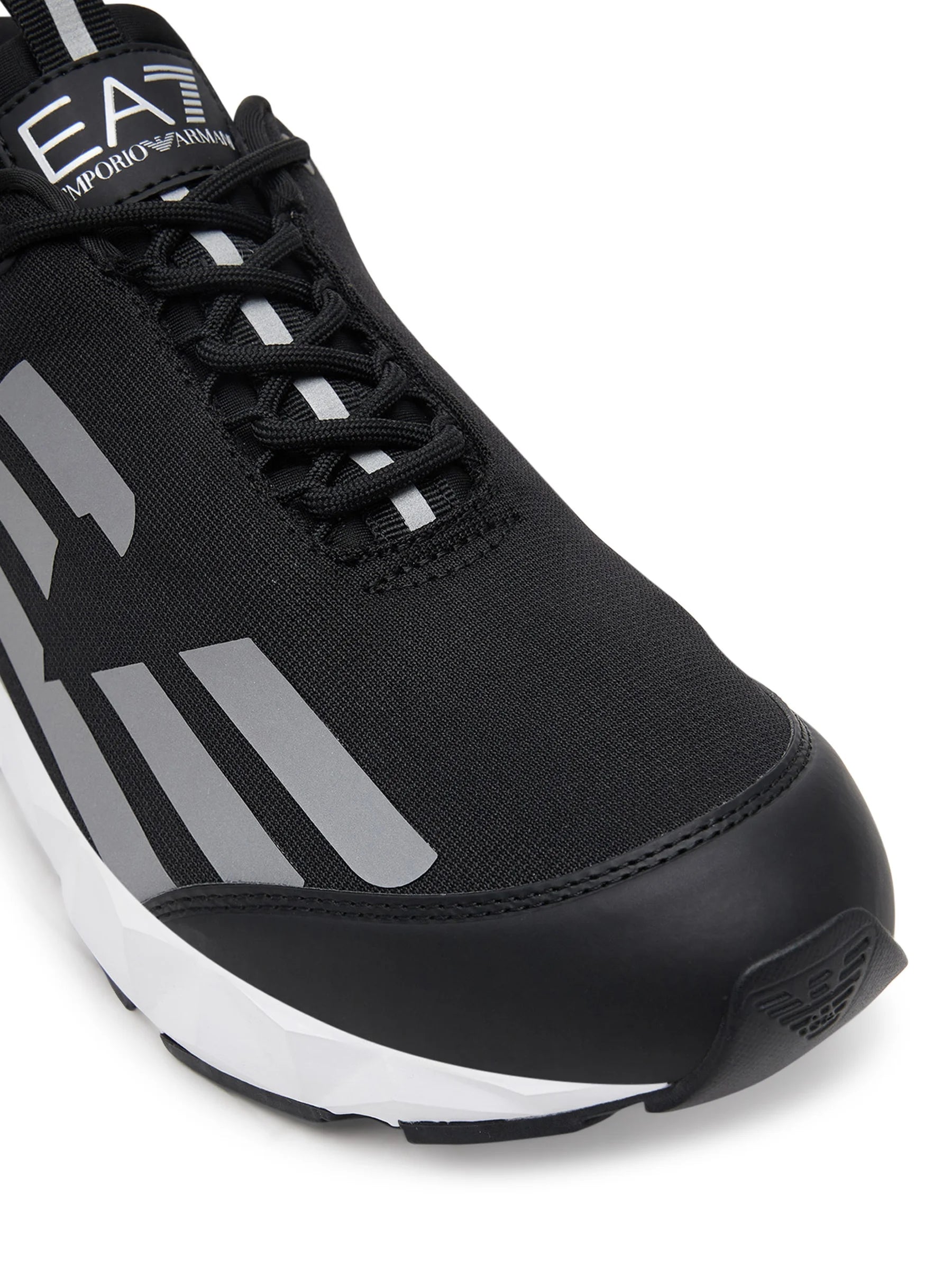 Armani Sapatilhas Sneakers Shoes X8x217 Xk433 Blk Silver Preto Silver_shot5