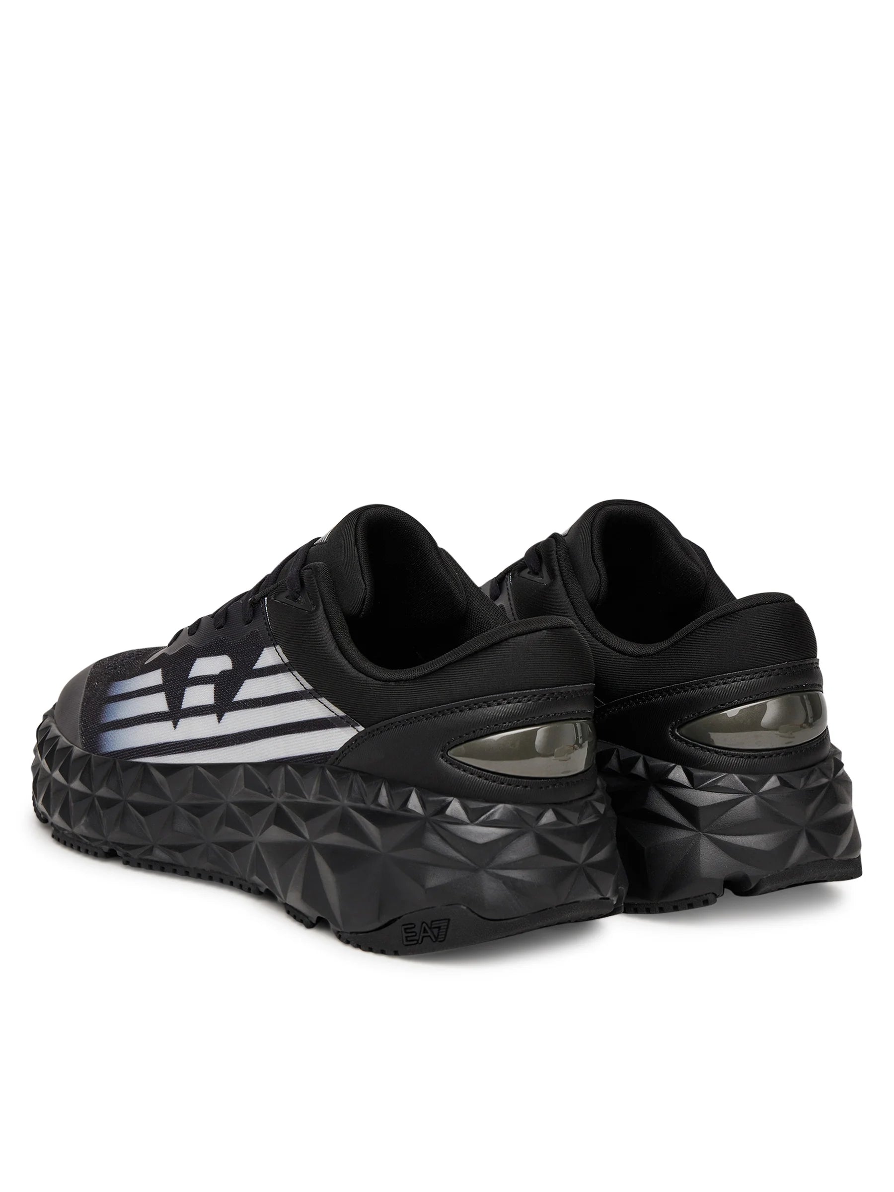 Armani Sapatilhas Sneakers Shoes X8x239 Xk432 Triple Blk Preto_shot2