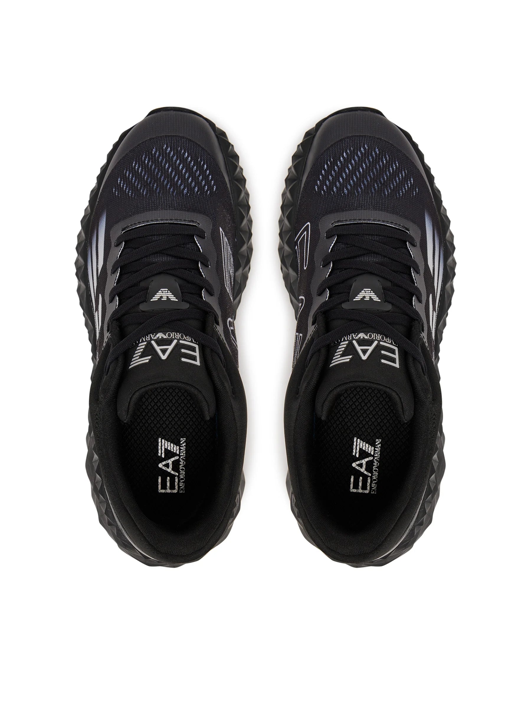 Armani Sapatilhas Sneakers Shoes X8x239 Xk432 Triple Blk Preto_shot4