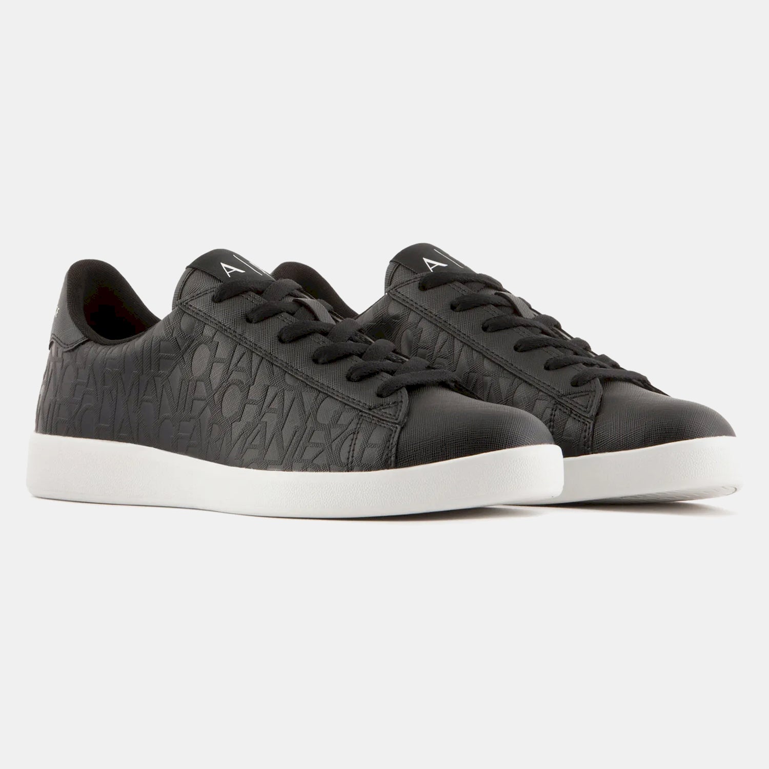 Armani Sapatilhas Sneakers Shoes Xux016 Xv654 Black Preto_shot1