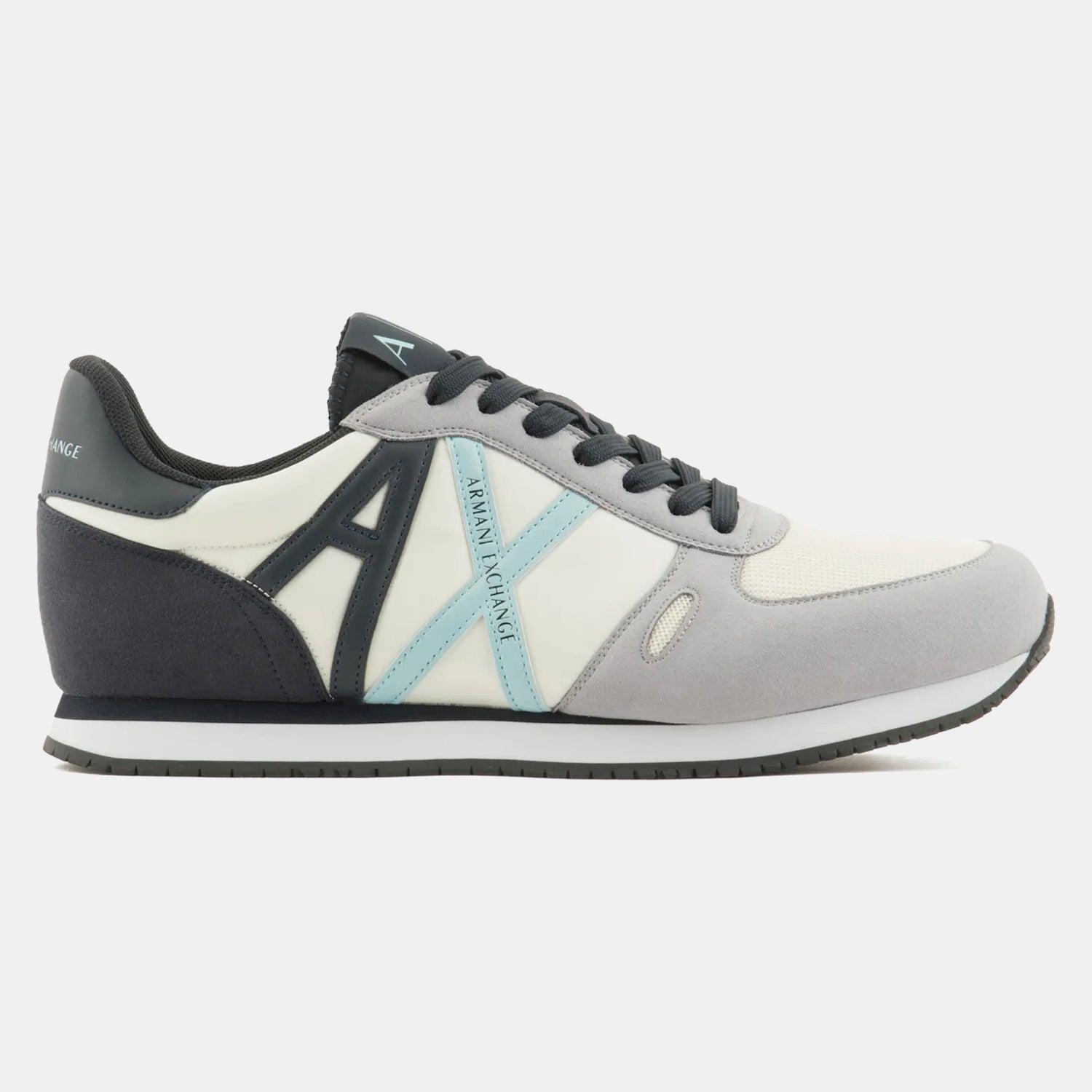 Armani Sapatilhas Sneakers Shoes Xux017 Xv028 Navy Sk Wh Navy Sky Branco_shot5