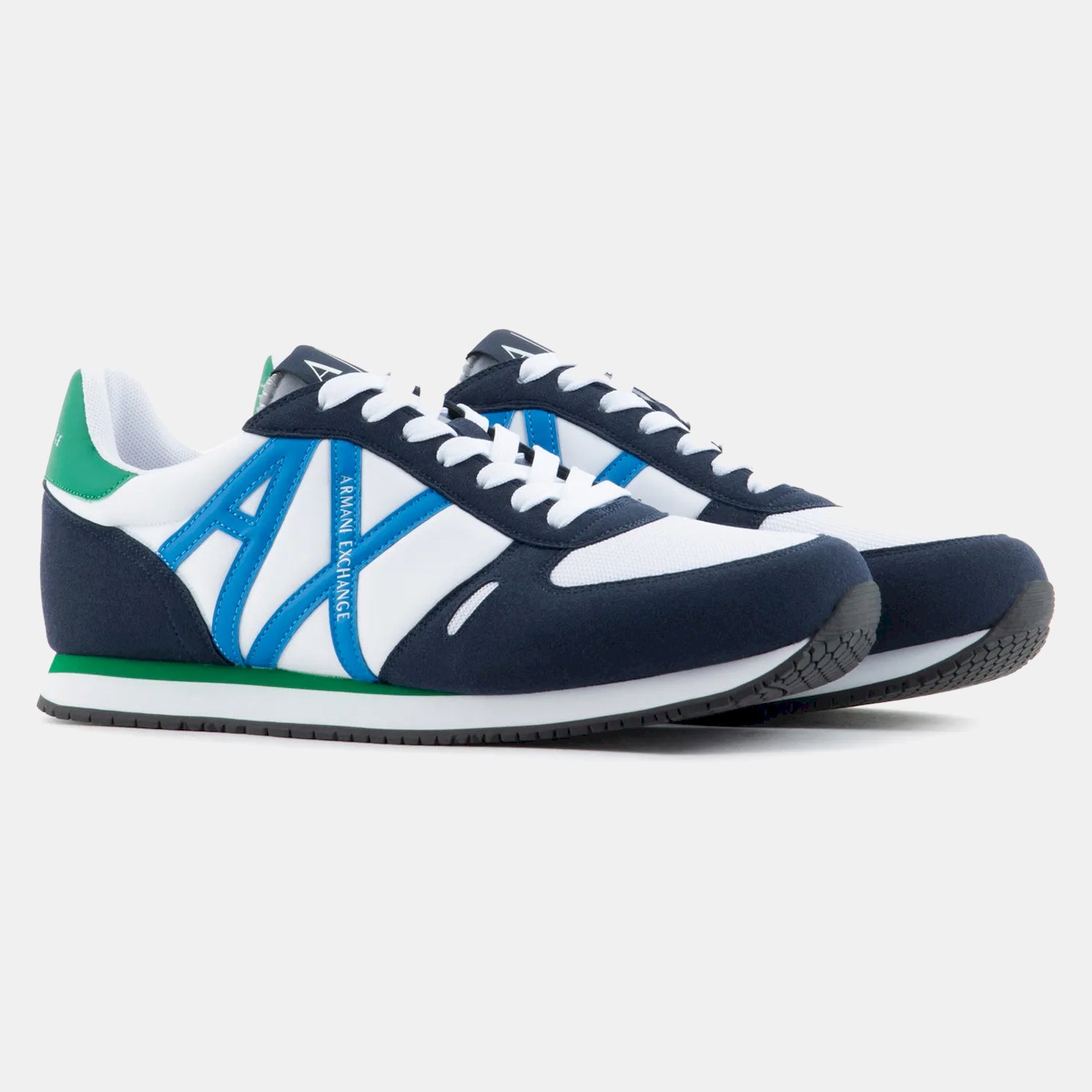 Armani Sapatilhas Sneakers Shoes Xux017 Xv028 Navy Wh Gr Navy Branco Gr_shot6