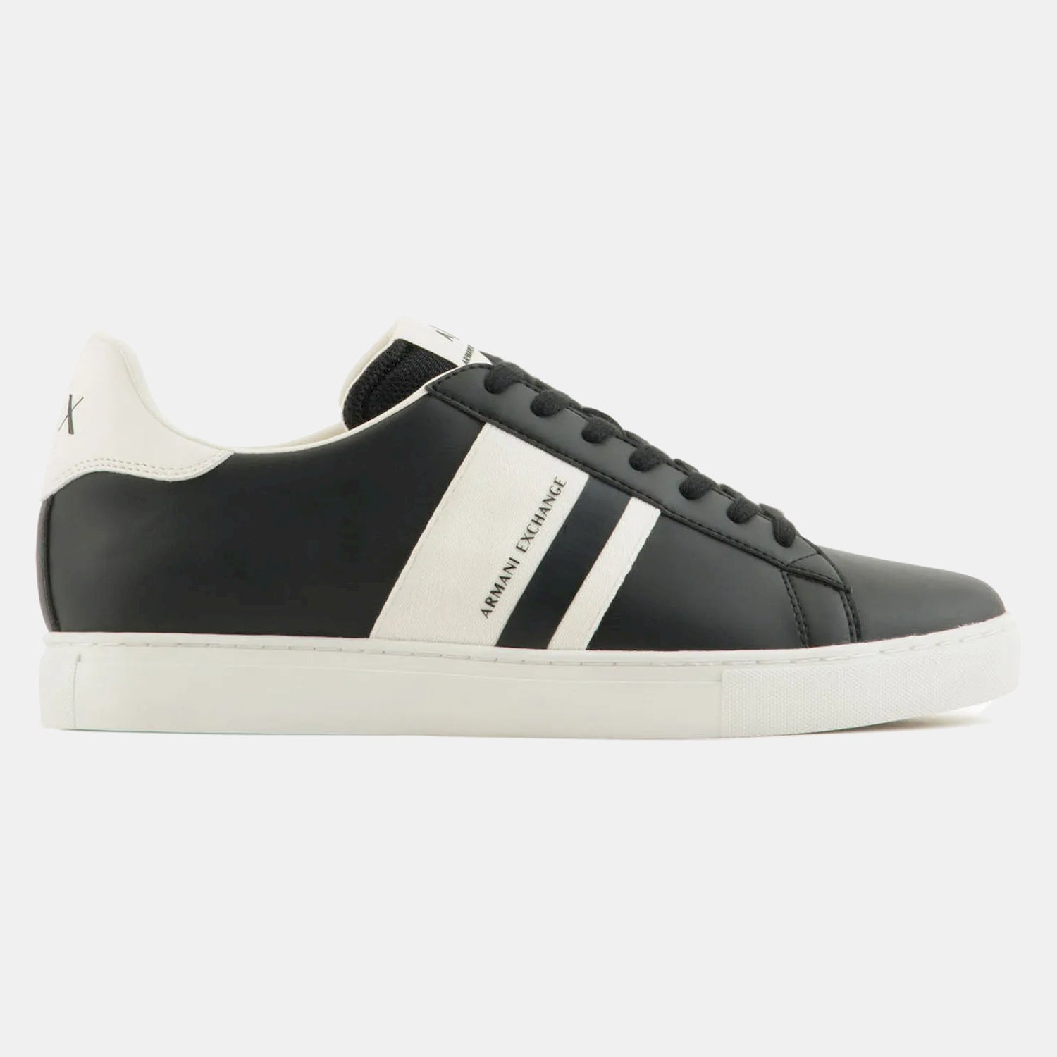 Armani Sapatilhas Sneakers Shoes Xux173 Xv666 Blk White Preto Branco_shot5