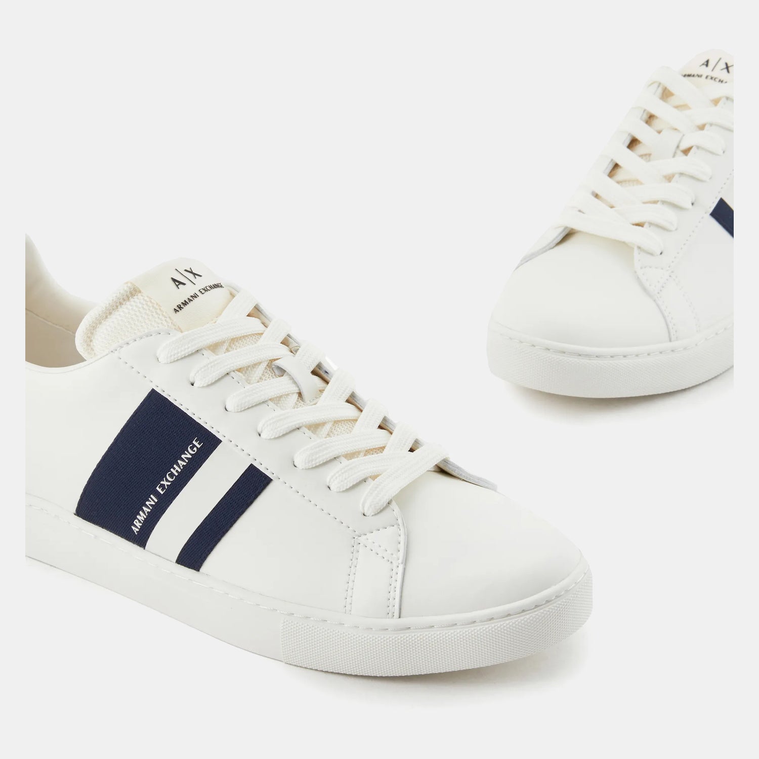 Armani Sapatilhas Sneakers Shoes Xux173 Xv666 Whi Nvy Branco Navy_shot3