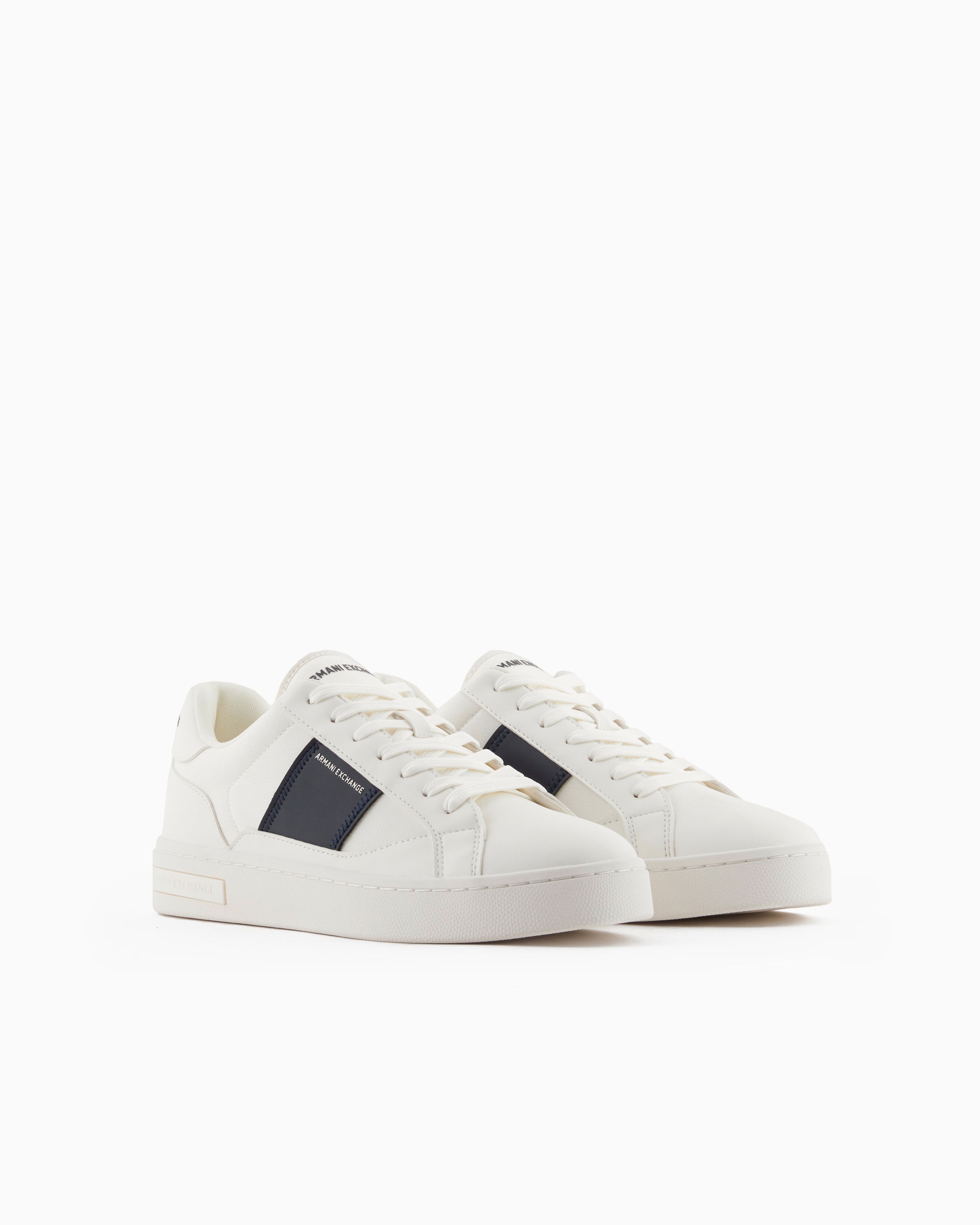 Armani Sapatilhas Sneakers Shoes Xux241 Xv911 Whi Nvy Branco Navy_shot3