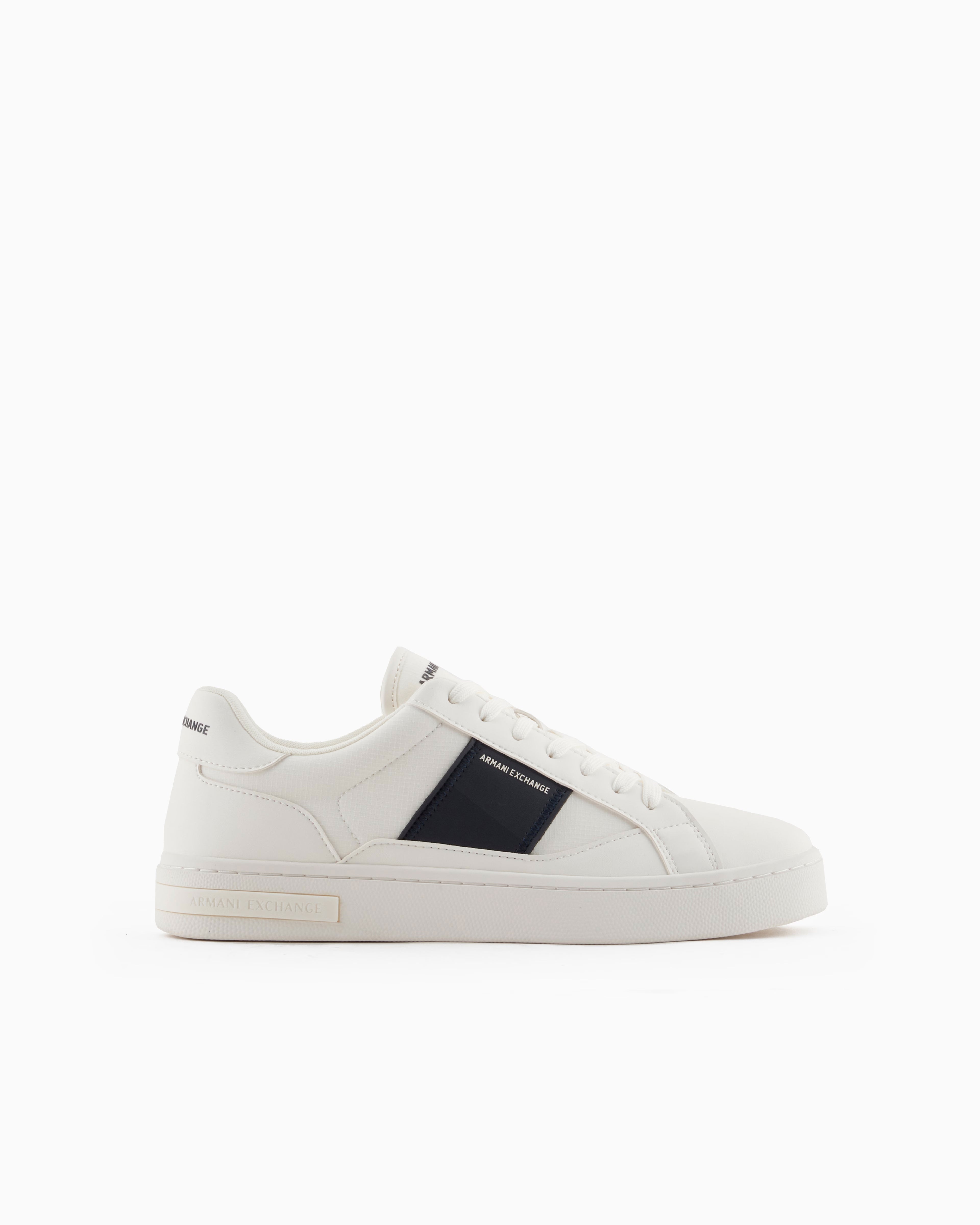 Armani Sapatilhas Sneakers Shoes Xux241 Xv911 Whi Nvy Branco Navy_shot5