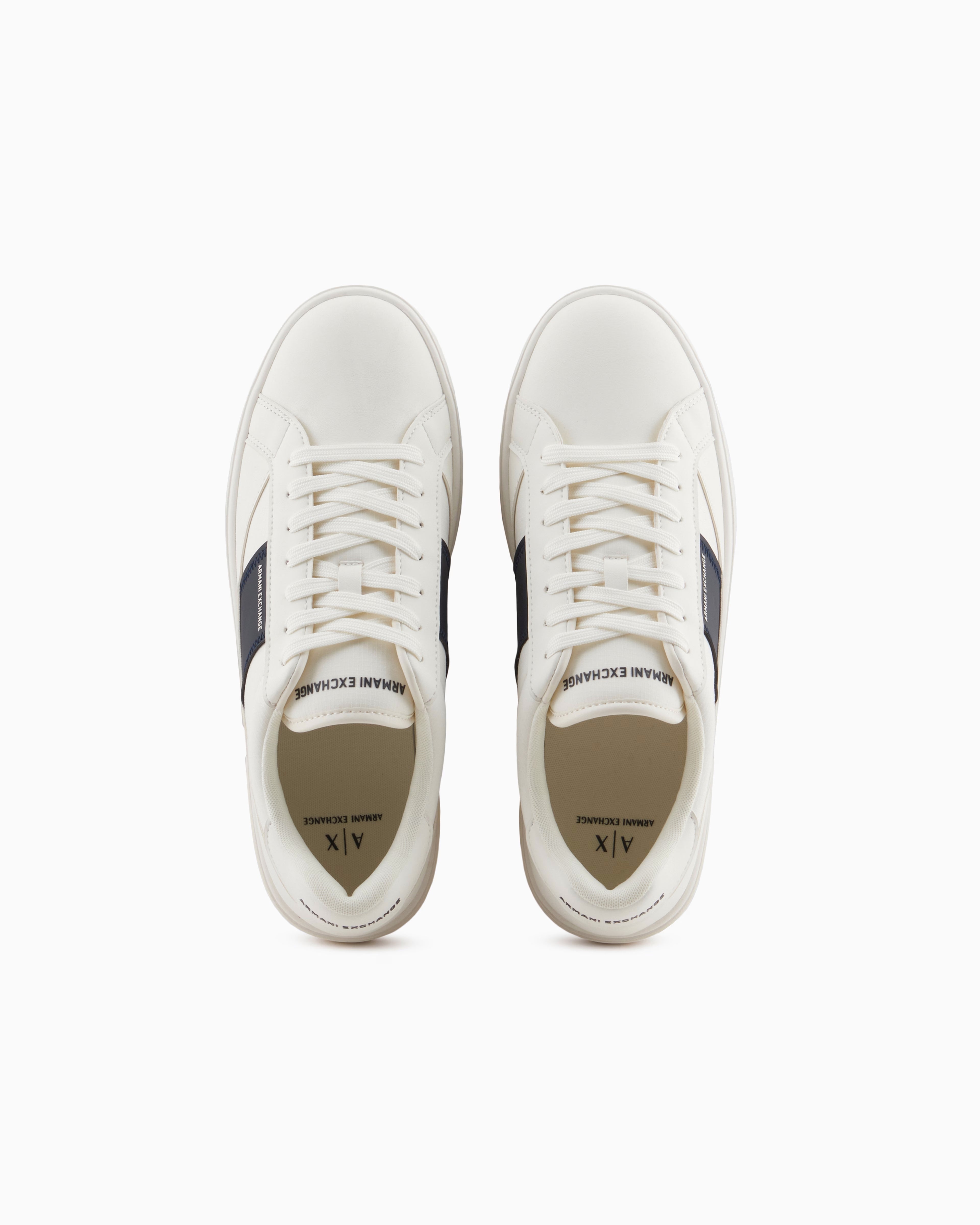 Armani Sapatilhas Sneakers Shoes Xux241 Xv911 Whi Nvy Branco Navy_shot7