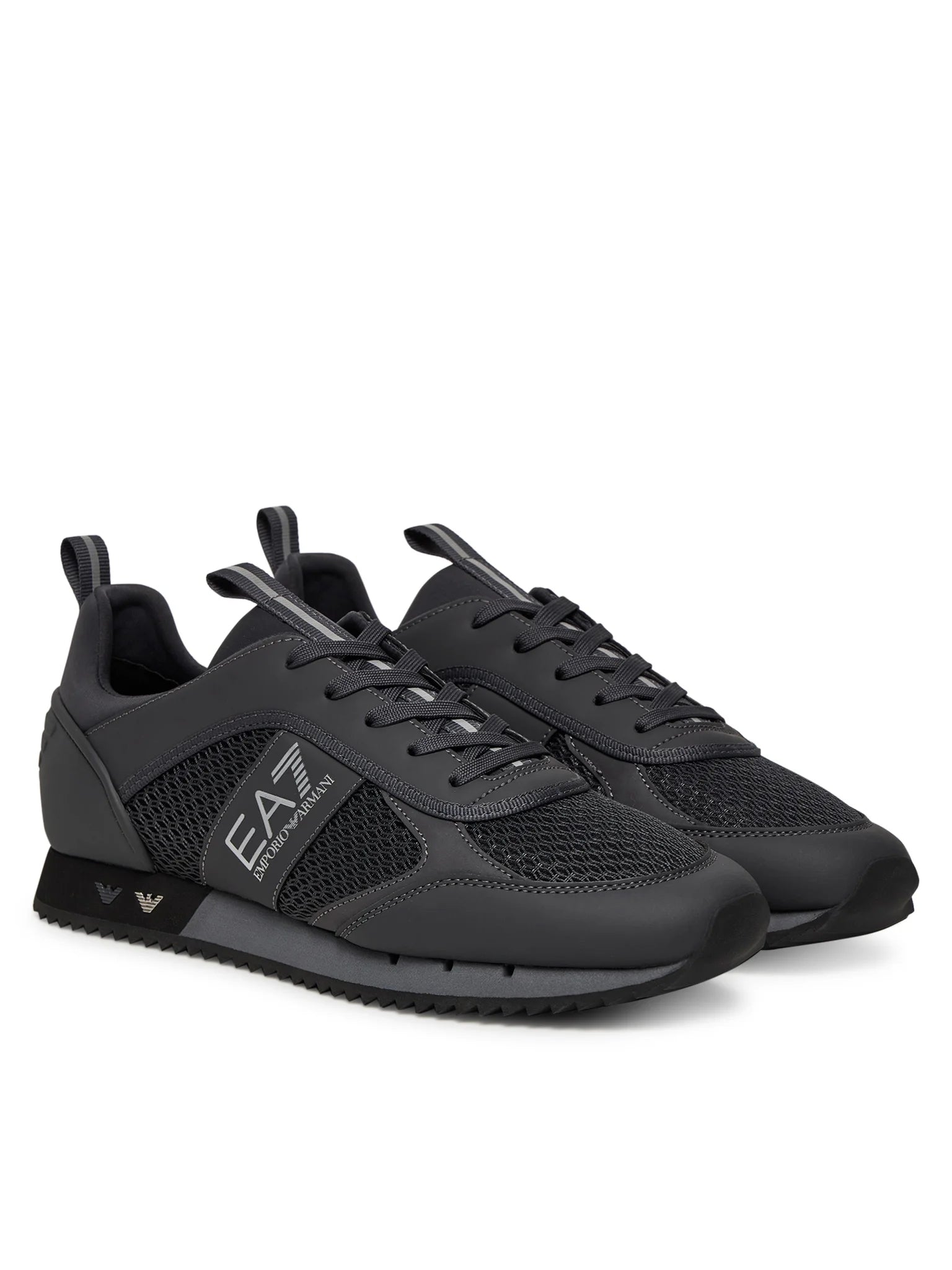 Armani Sapatilhas Sneakers X8x027 Xk050 Grey Silve Cinza Prateado_shot6