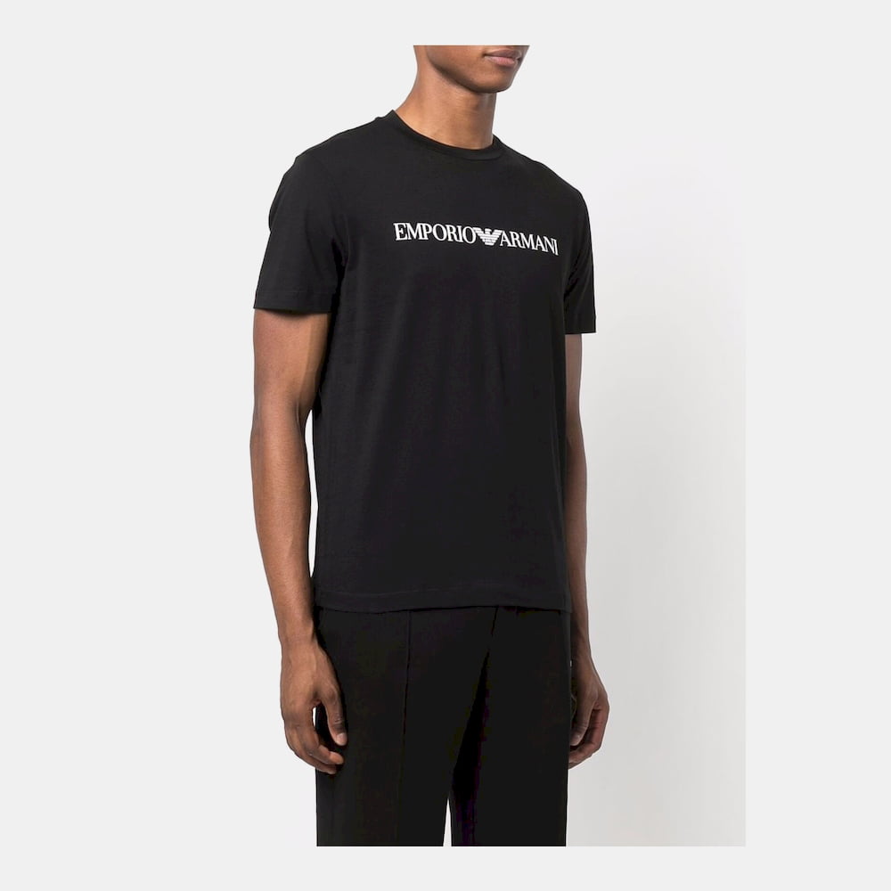 Armani T Shirt 1tn5 1jpzz Black Preto Shot4