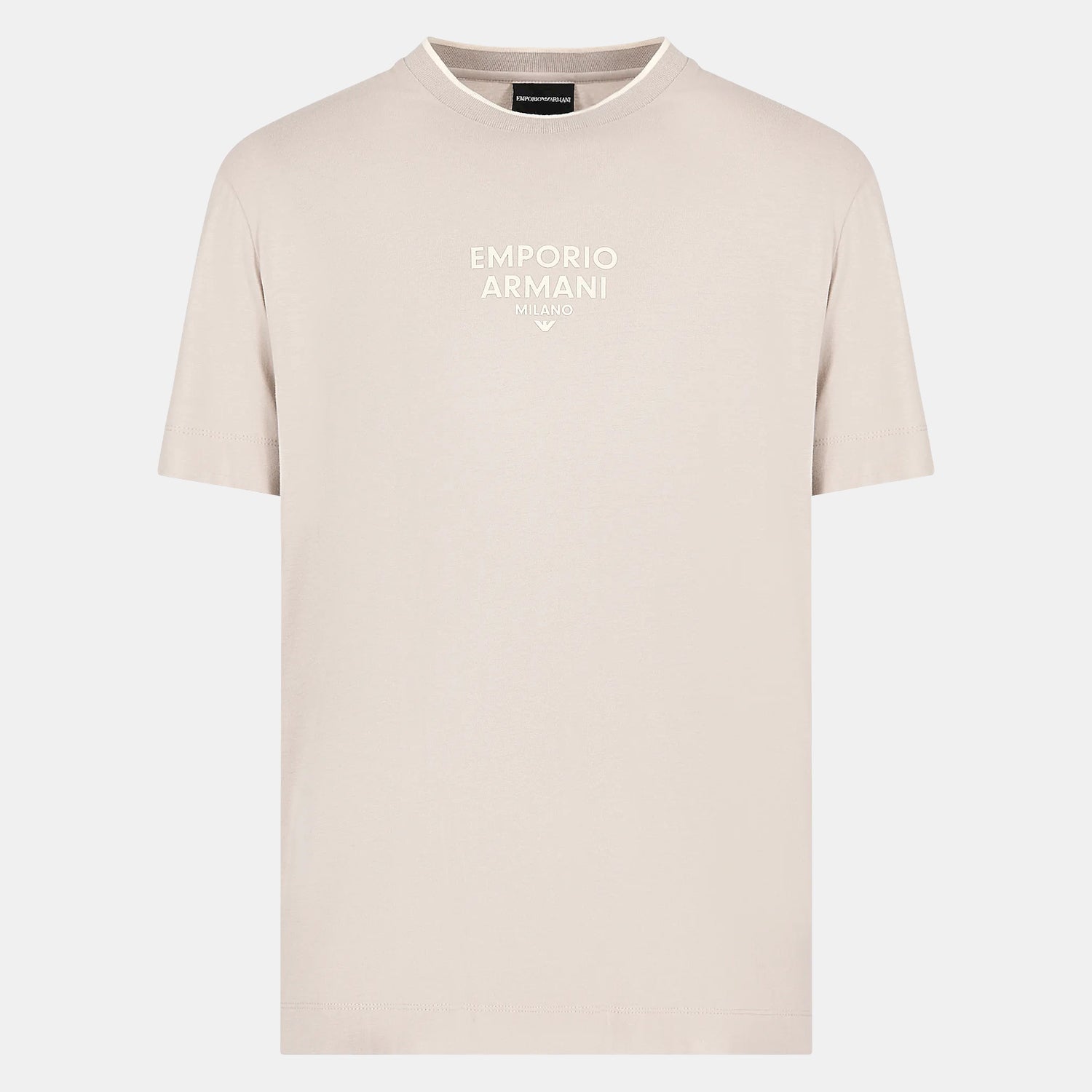 Armani T Shirt 3d1t73 1jpzz Beige Beige_shot3