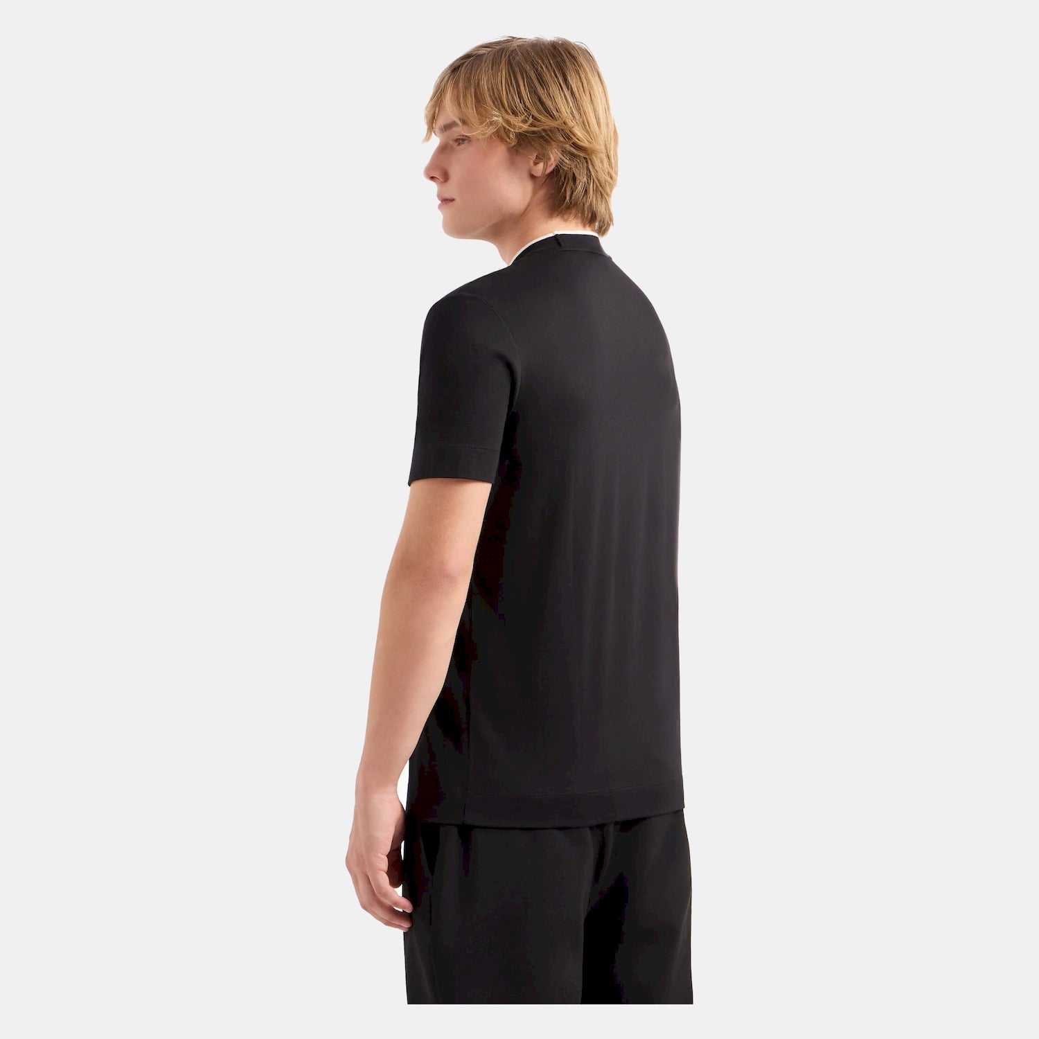 Armani T Shirt 3d1t73 1jpzz Black Preto_shot2