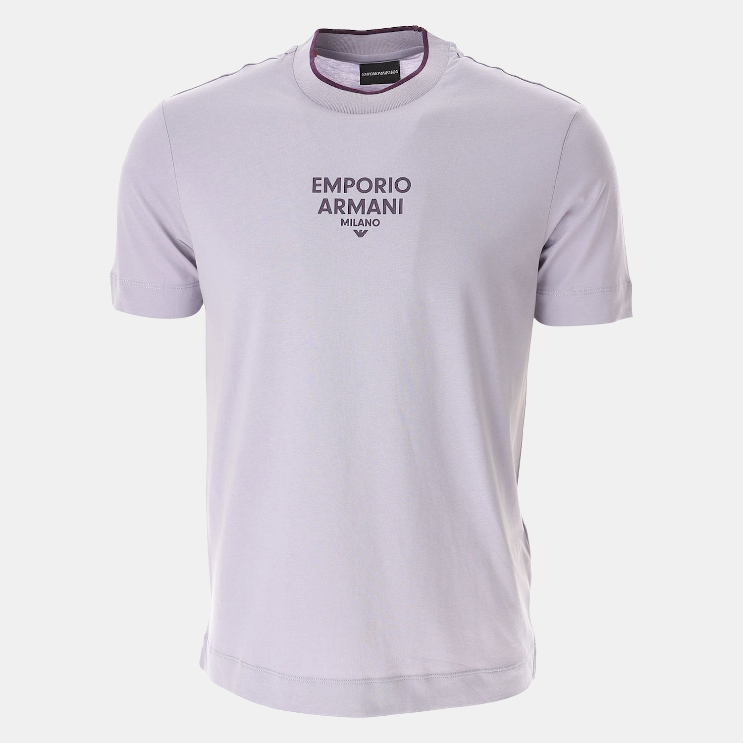 Armani T Shirt 3d1t73 1jpzz Lilac Lilás_shot1
