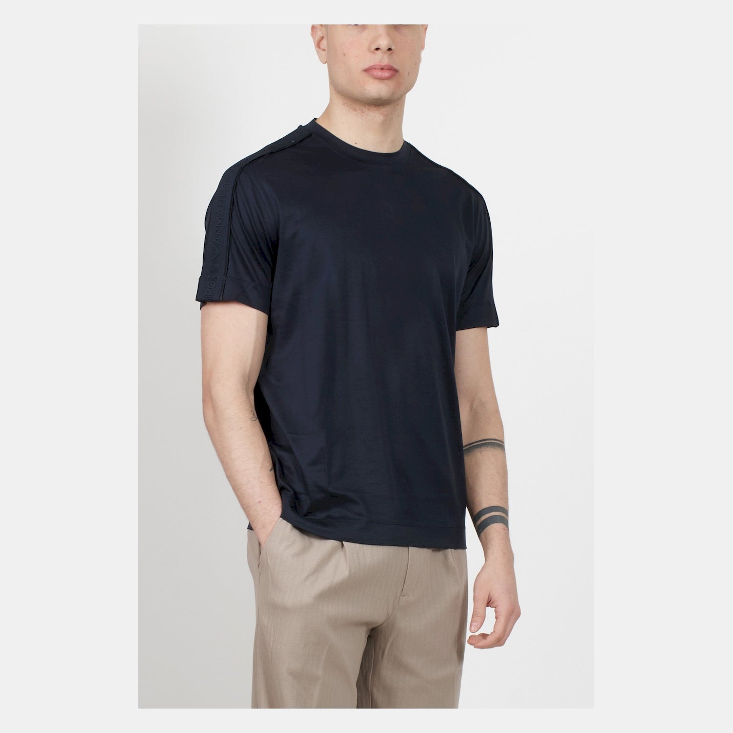 Armani T Shirt 3d1td3 1juvz Navy Navy_shot1