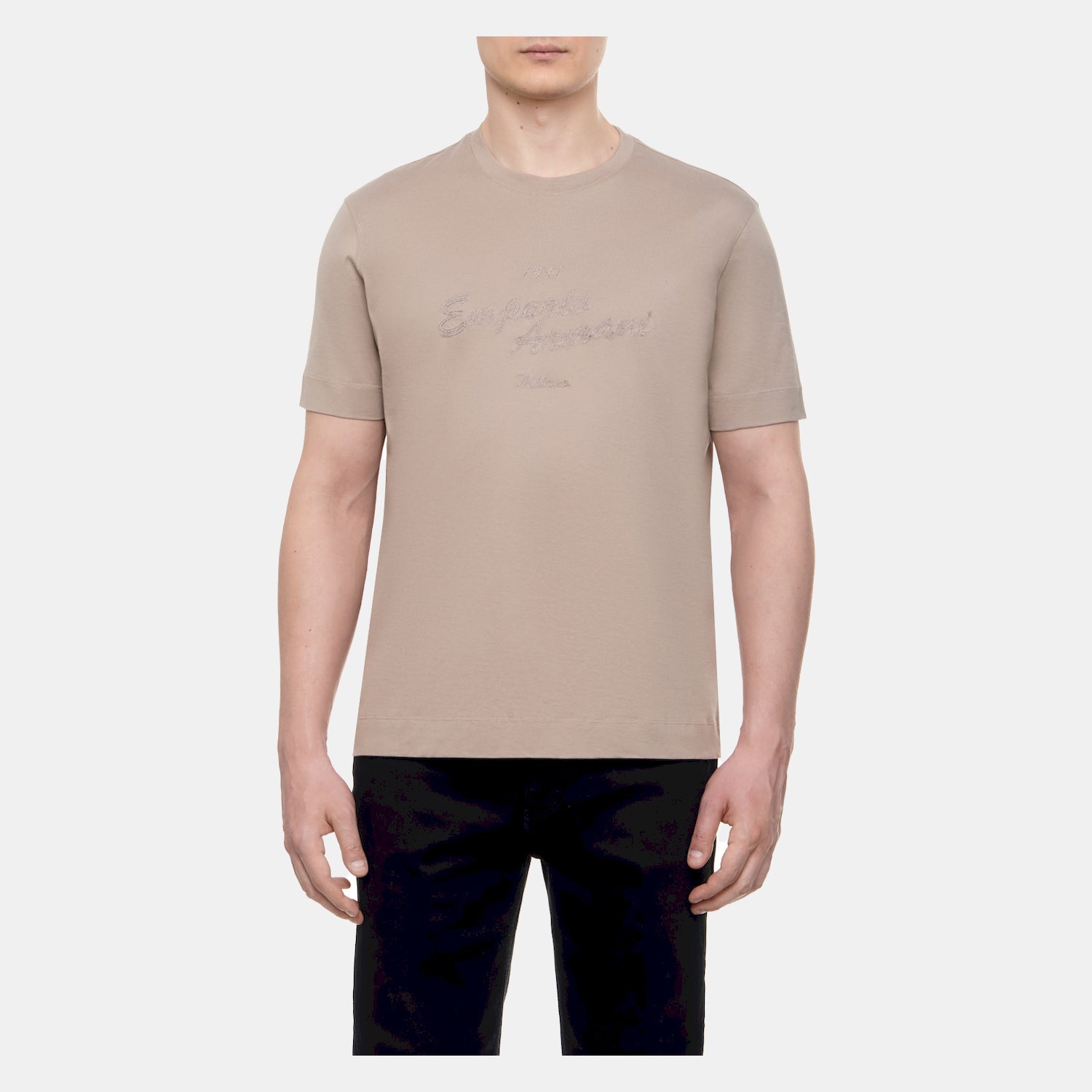 Armani T Shirt 3d1th1 1jocz Beige Beige_shot1