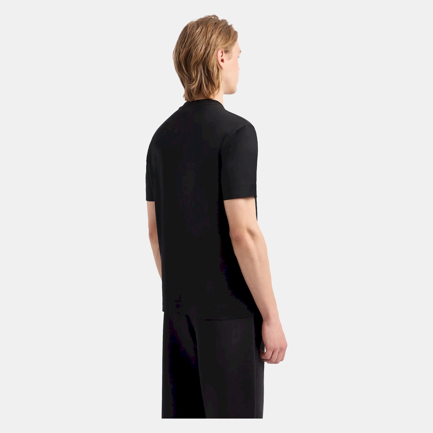 Armani T Shirt 3d1tp4 1juvz Black Preto_shot1