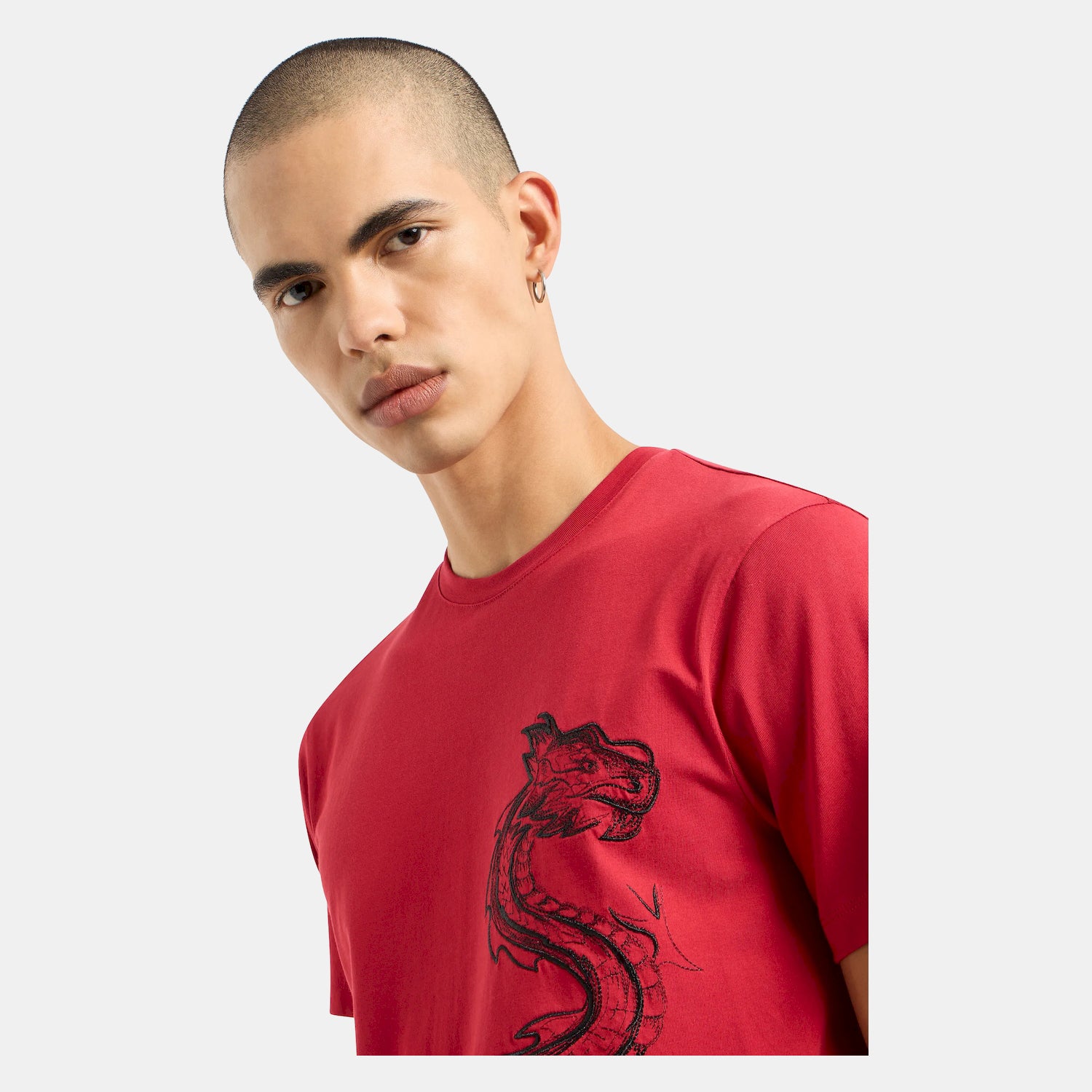 Armani T Shirt 3dztdd Zj9jz Red Vermelho_shot2