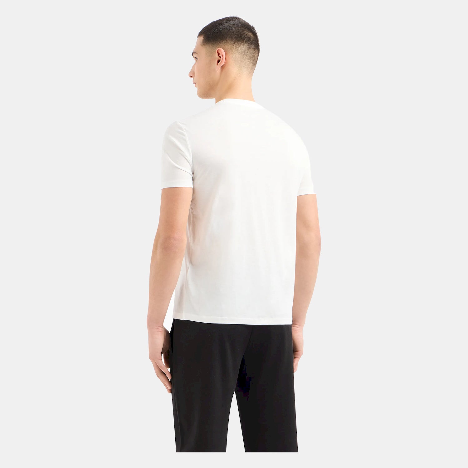 Armani T Shirt 3dztsd Zj9az White Branco_shot1