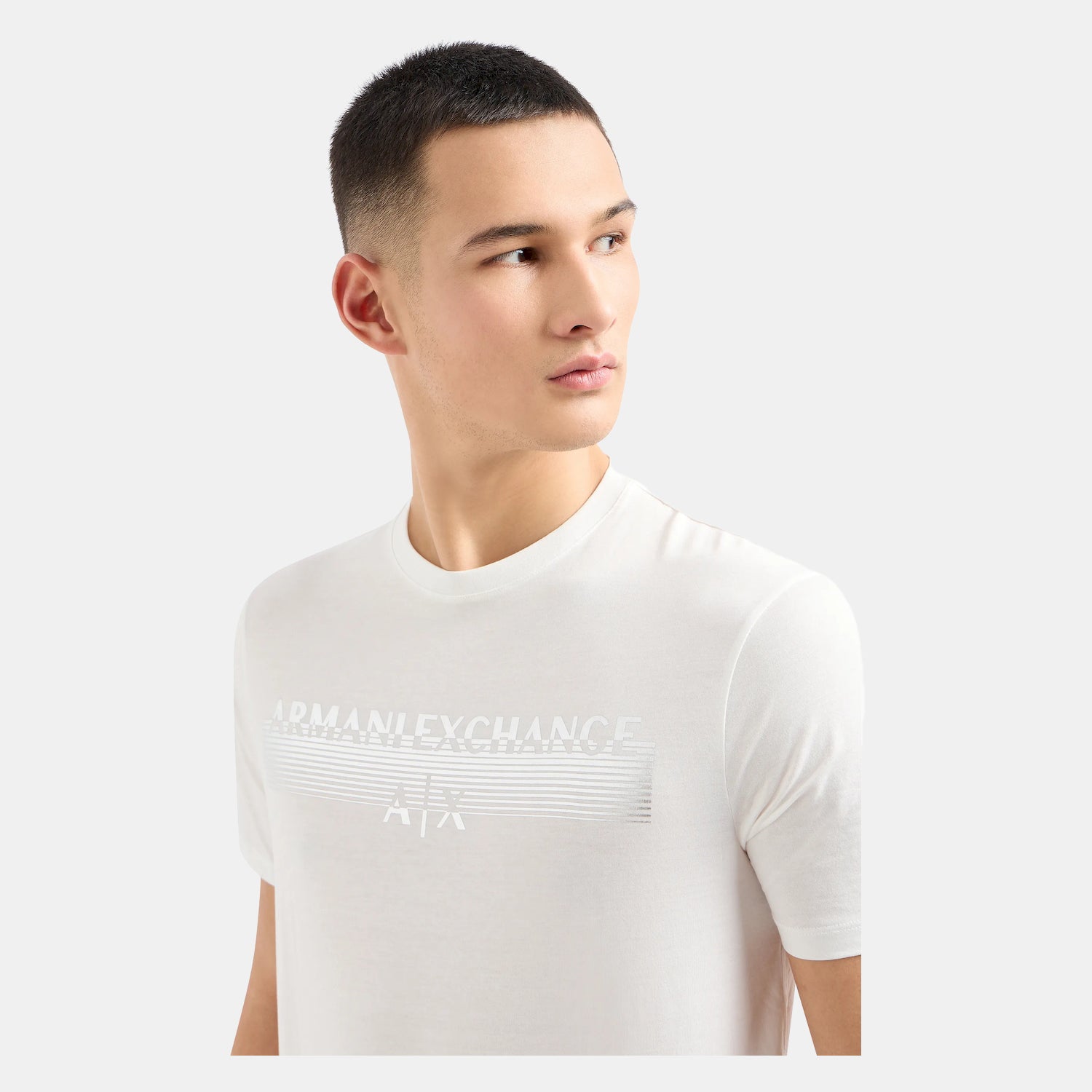 Armani T Shirt 3dztsd Zj9az White Branco_shot4