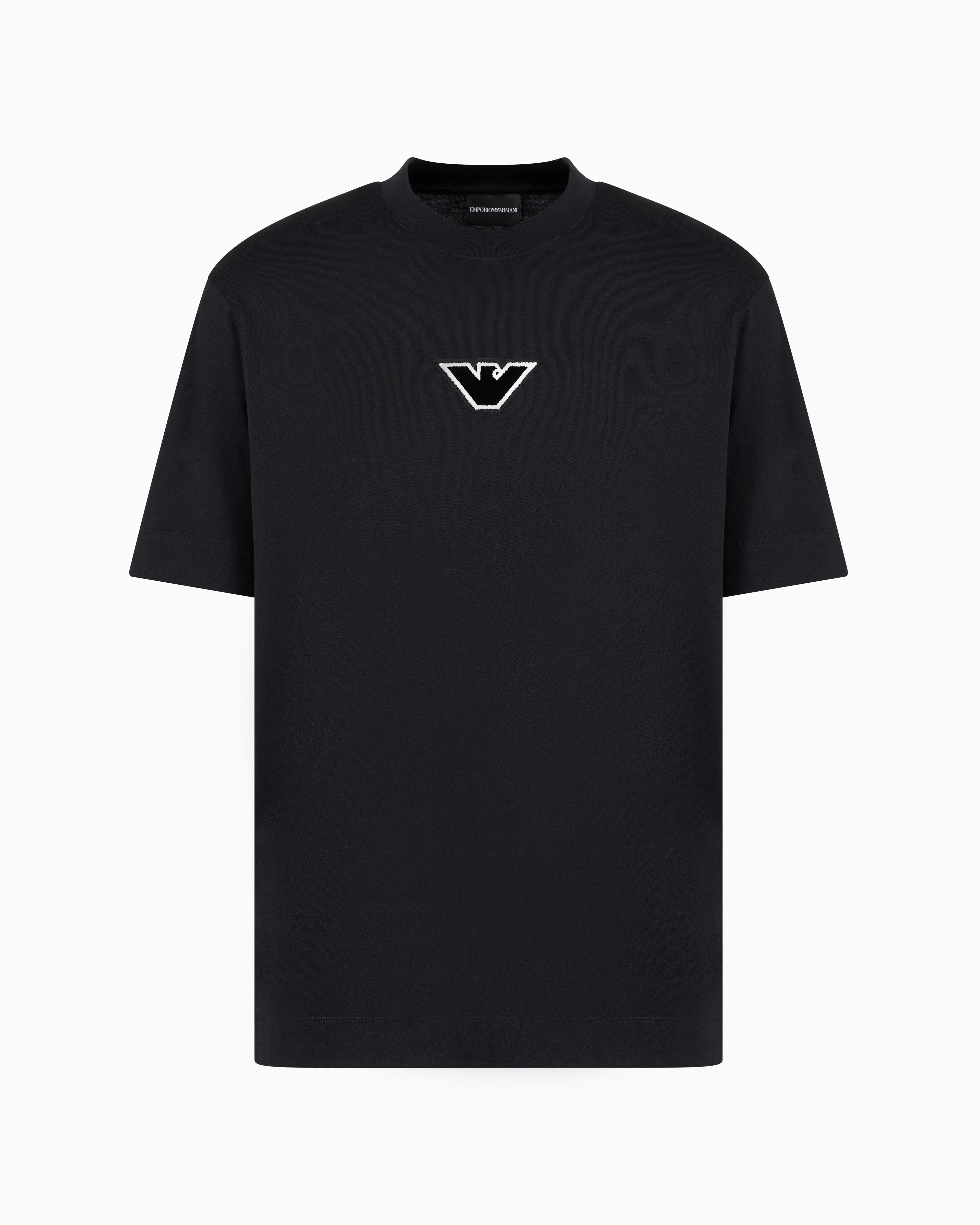 Armani T Shirt 6d1td7 1jocz Black Preto_shot4
