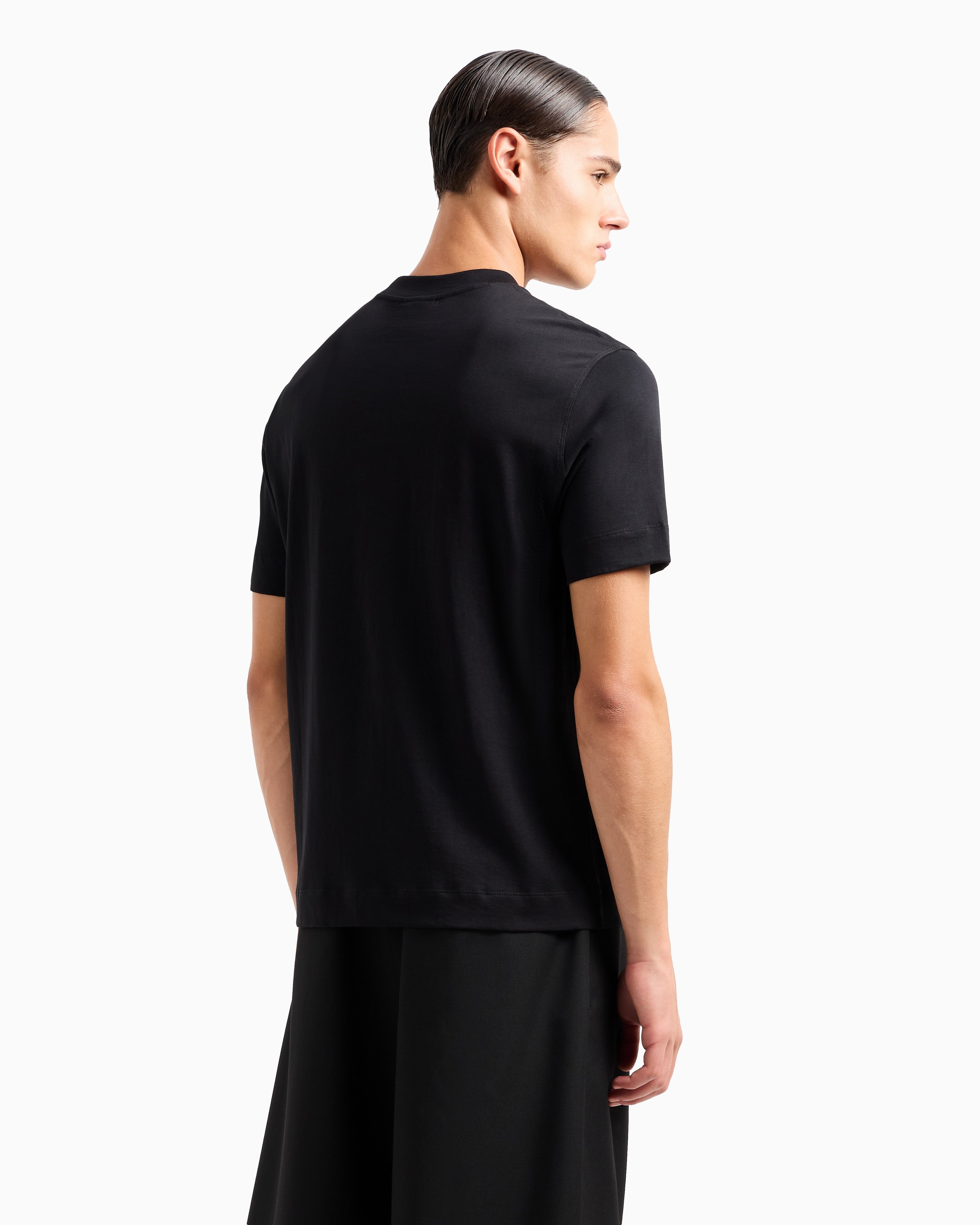 Armani T Shirt 6d1td7 1jocz Black Preto_shot5